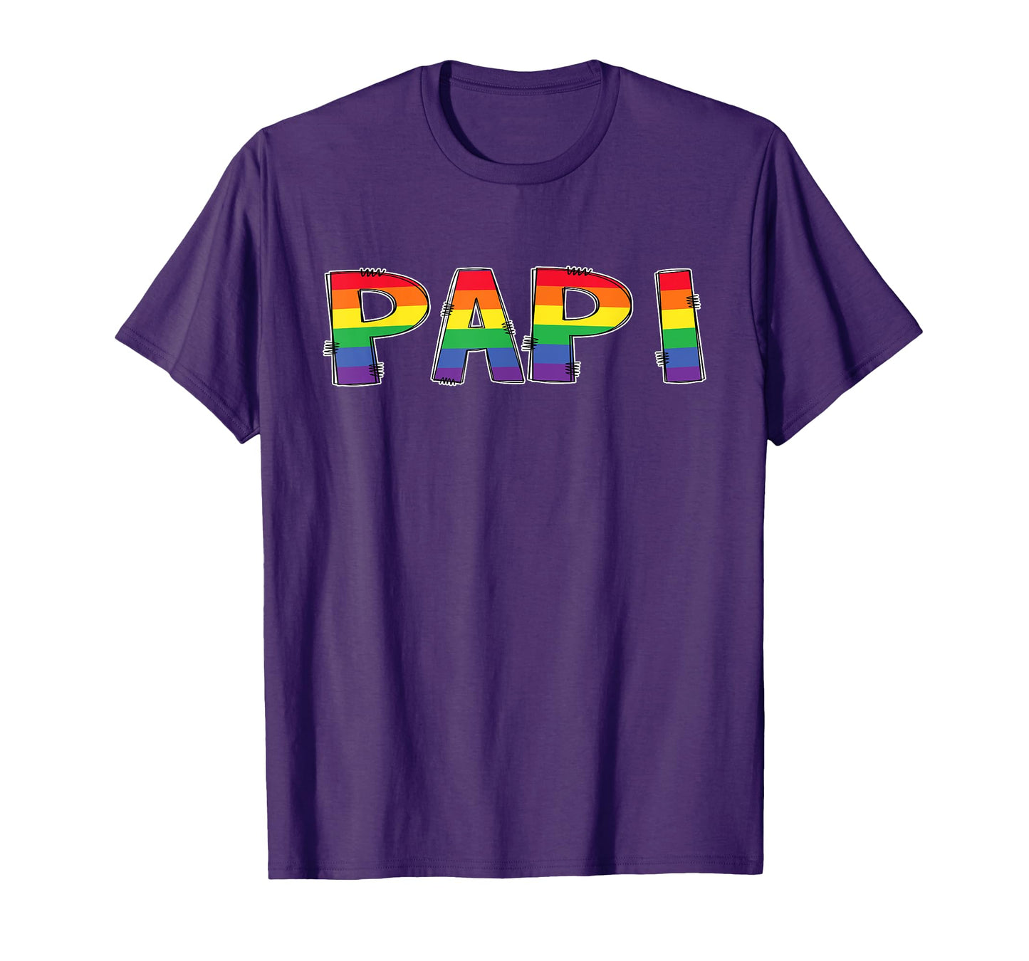 LGBT Pride Rainbow Daddy Papi Matching Family T-Shirt