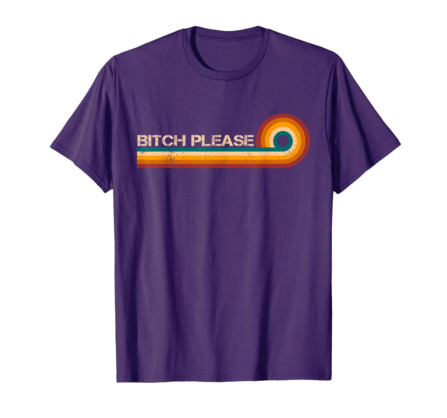 Vintage Bitch Please Stripes Retro Stripes Vintage T-Shirt
