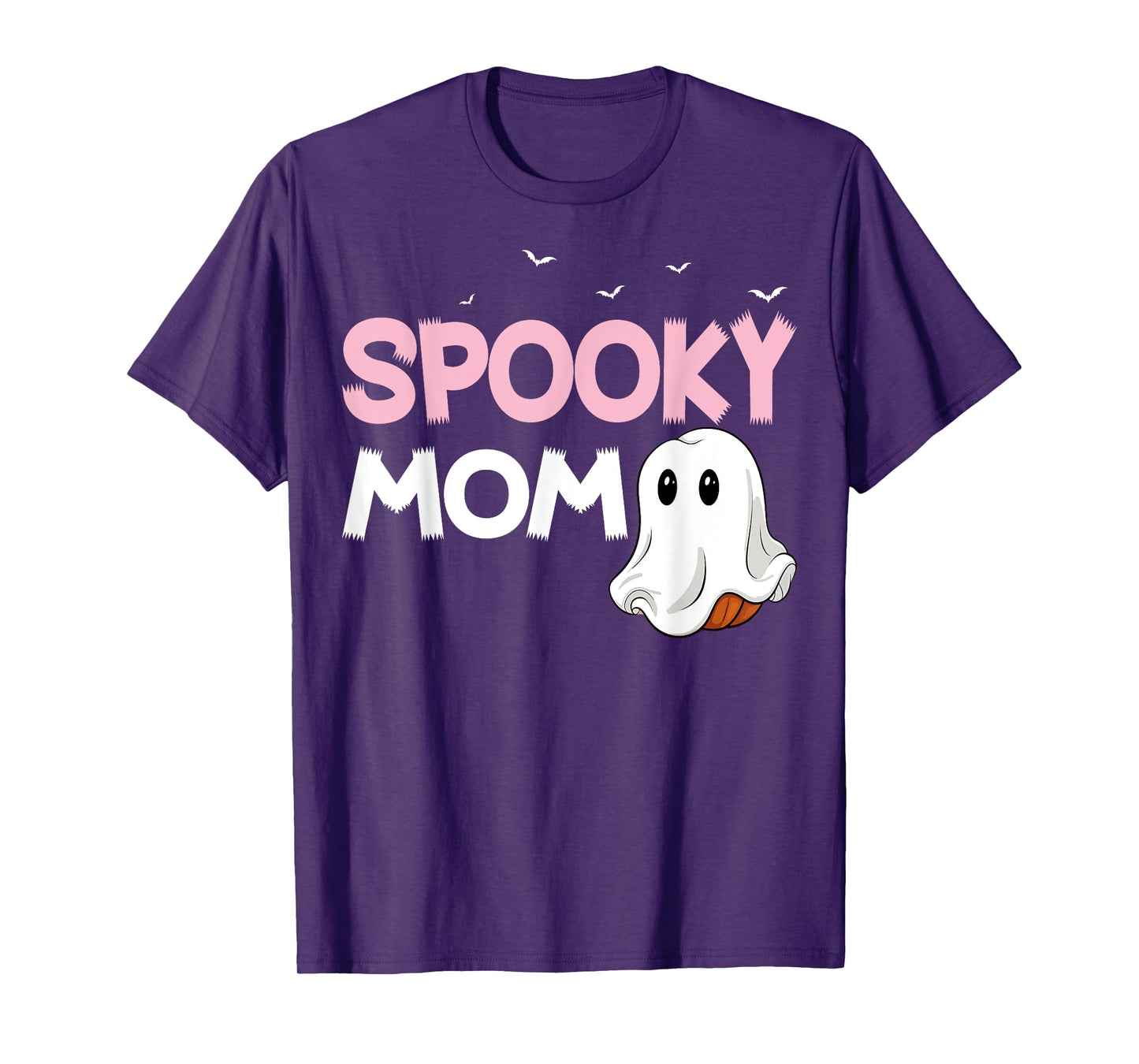 Spooky Mom Ghost Horror Halloween Costume Mama Mother T-Shirt
