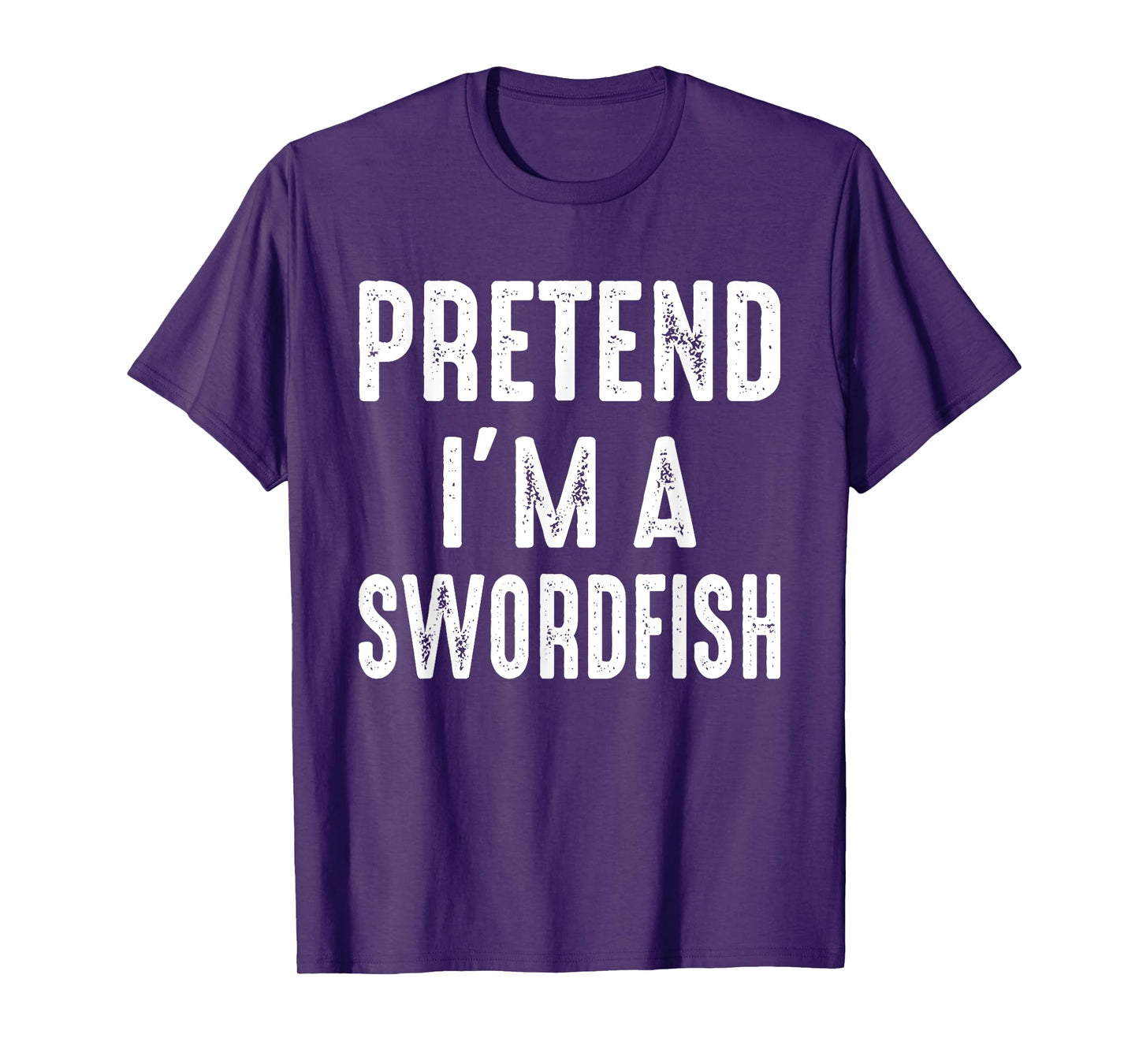 Pretend I'm A Swordfish Family Matching Halloween Costume T-Shirt