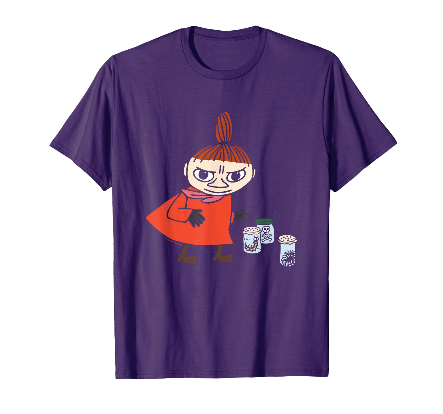 Moomin Little My Playing With Creepy Crawlies Spooky T-Shirt