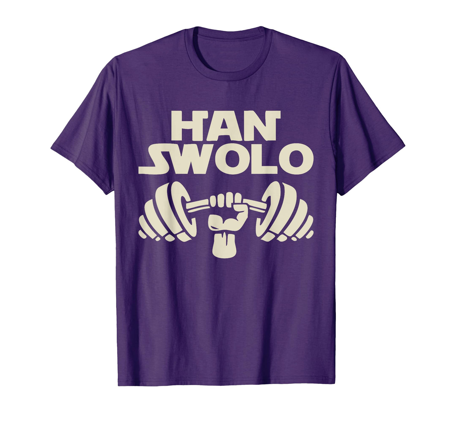 Han Swolo Gym Weightlifting, Bodybuilding Funny T-Shirt