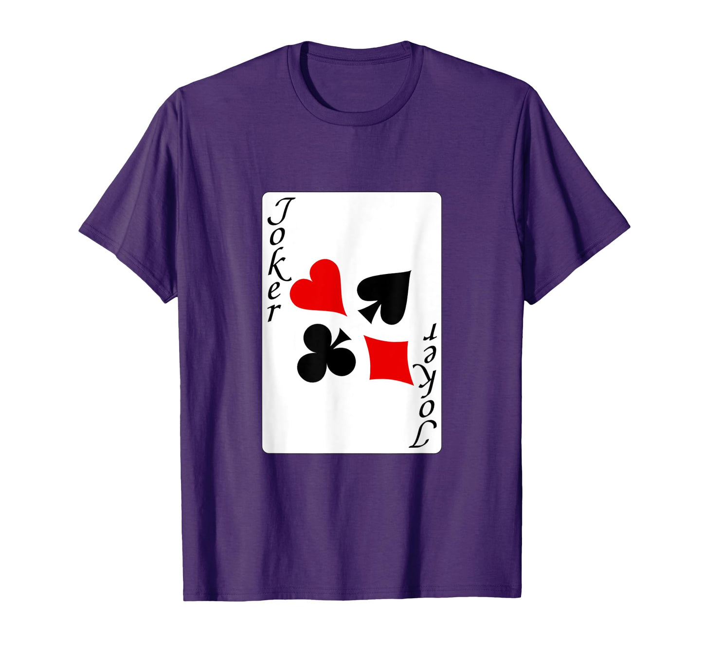 funny halloween shirt 2025 Joker Playing Card Costume fun T-Shirt