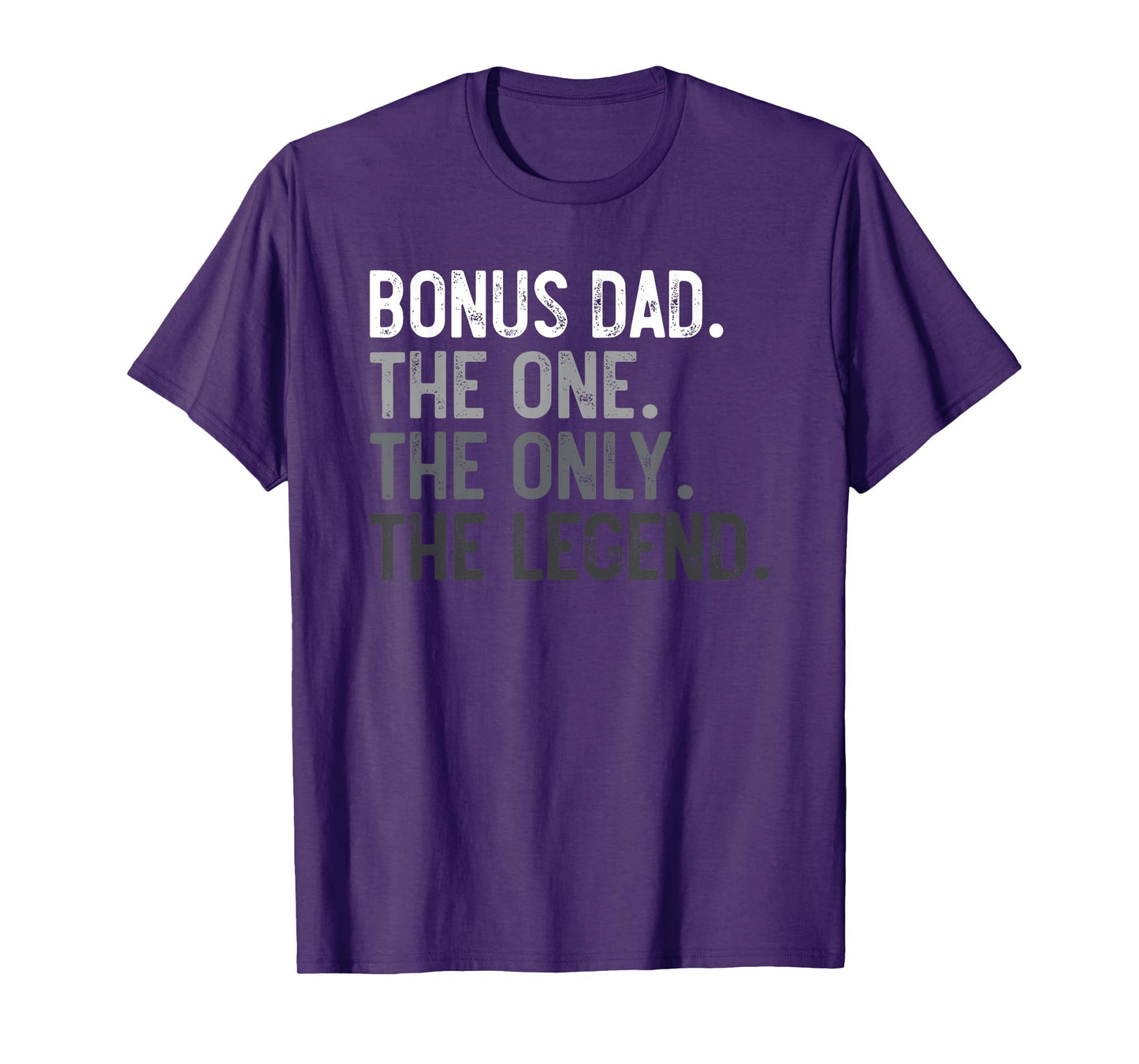 Mens Bonus Dad One Only Legend Father's Day for Stepdad T-Shirt