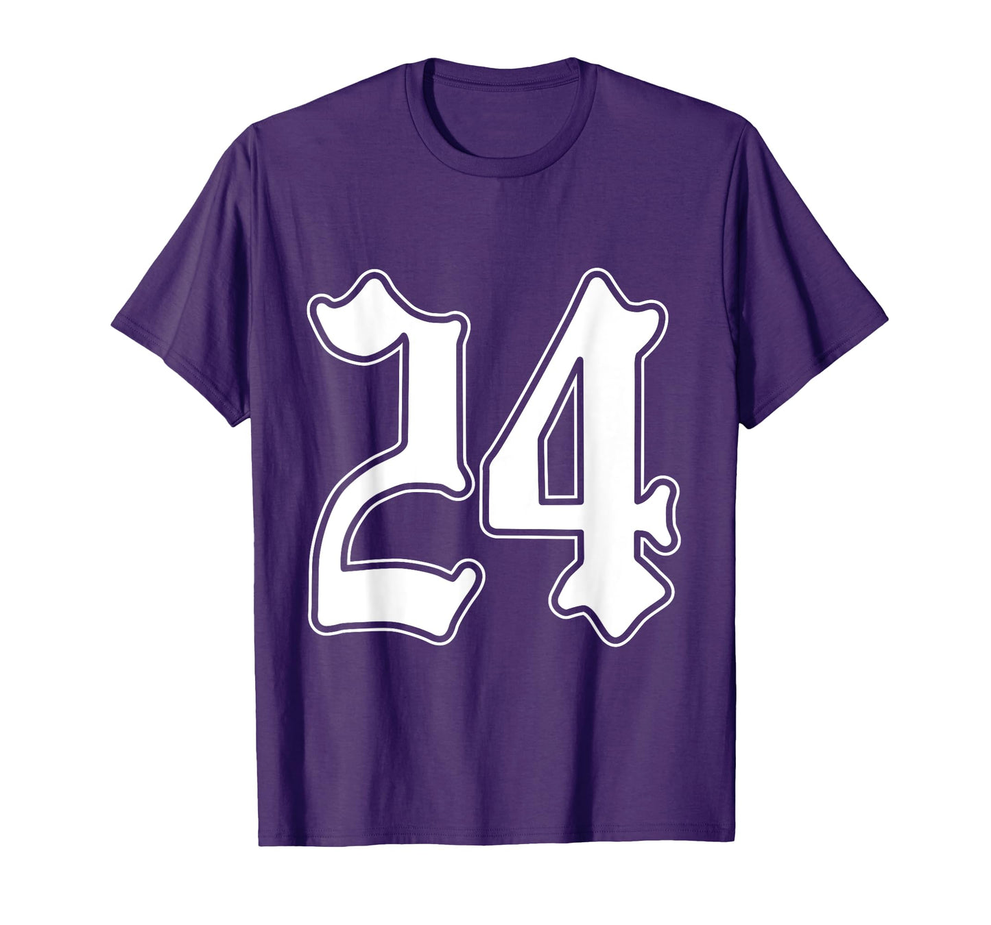 #24 White Number 24 Latino Sports Fan Team Cholo Easy T-Shirt