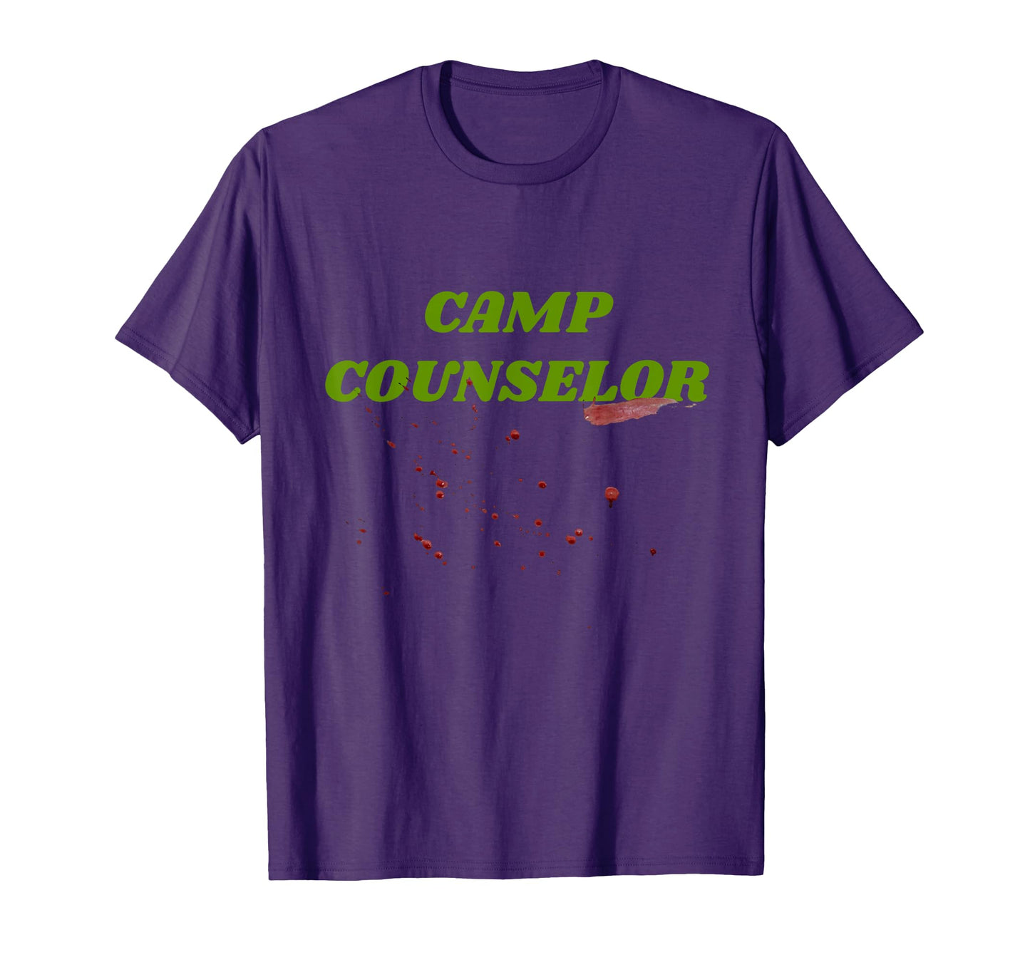 Horror Fan 80s Movie Camp Counselor Blood Halloween Costume T-Shirt
