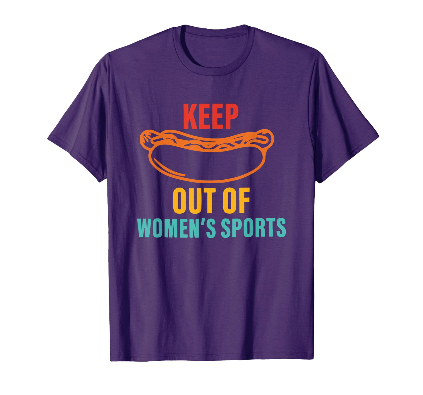 Keep Out Of Women's Sports Retro T-Shirt