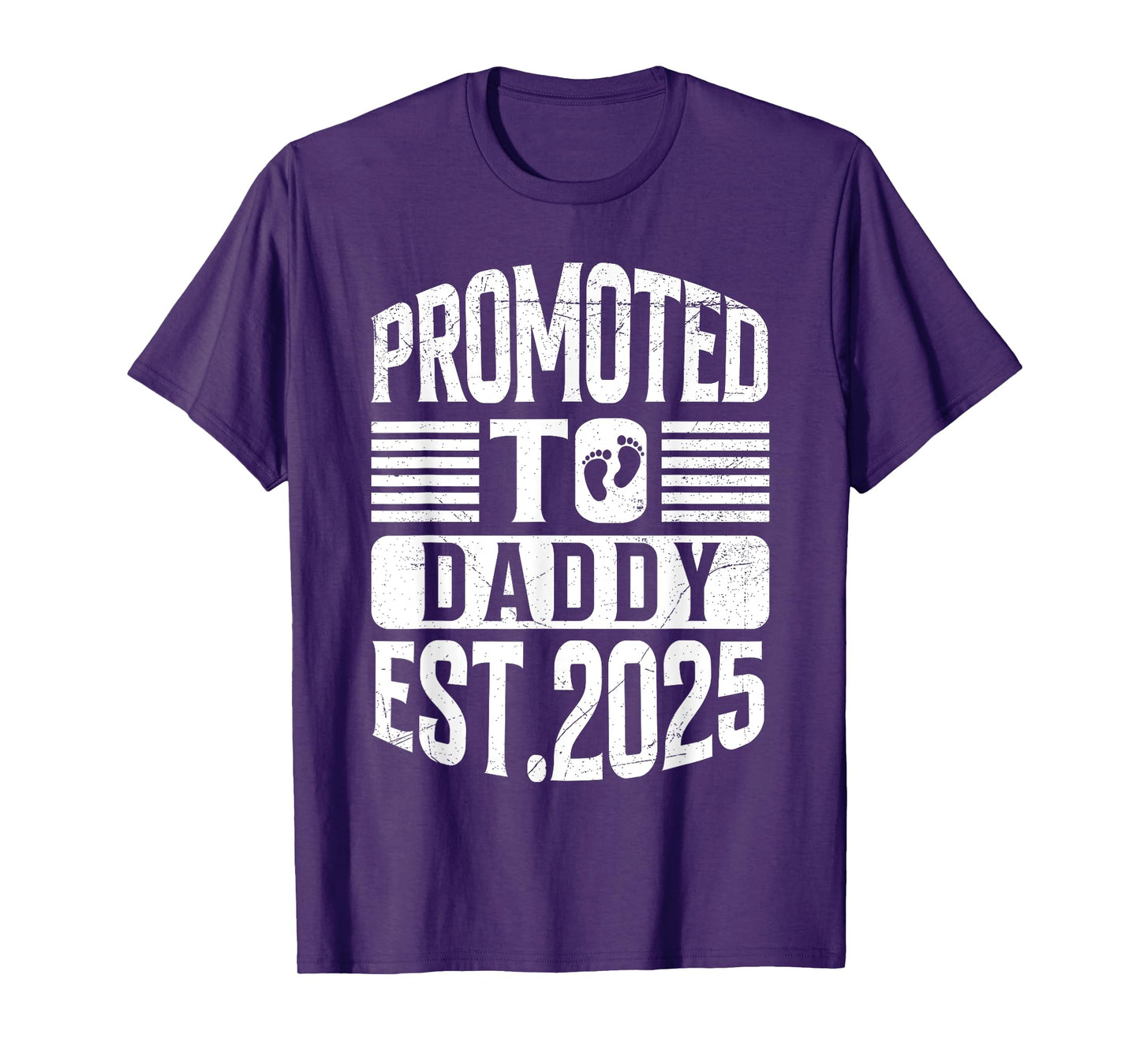 Pregnancy Announcement Promoted to Daddy Est. 2025 T-Shirt