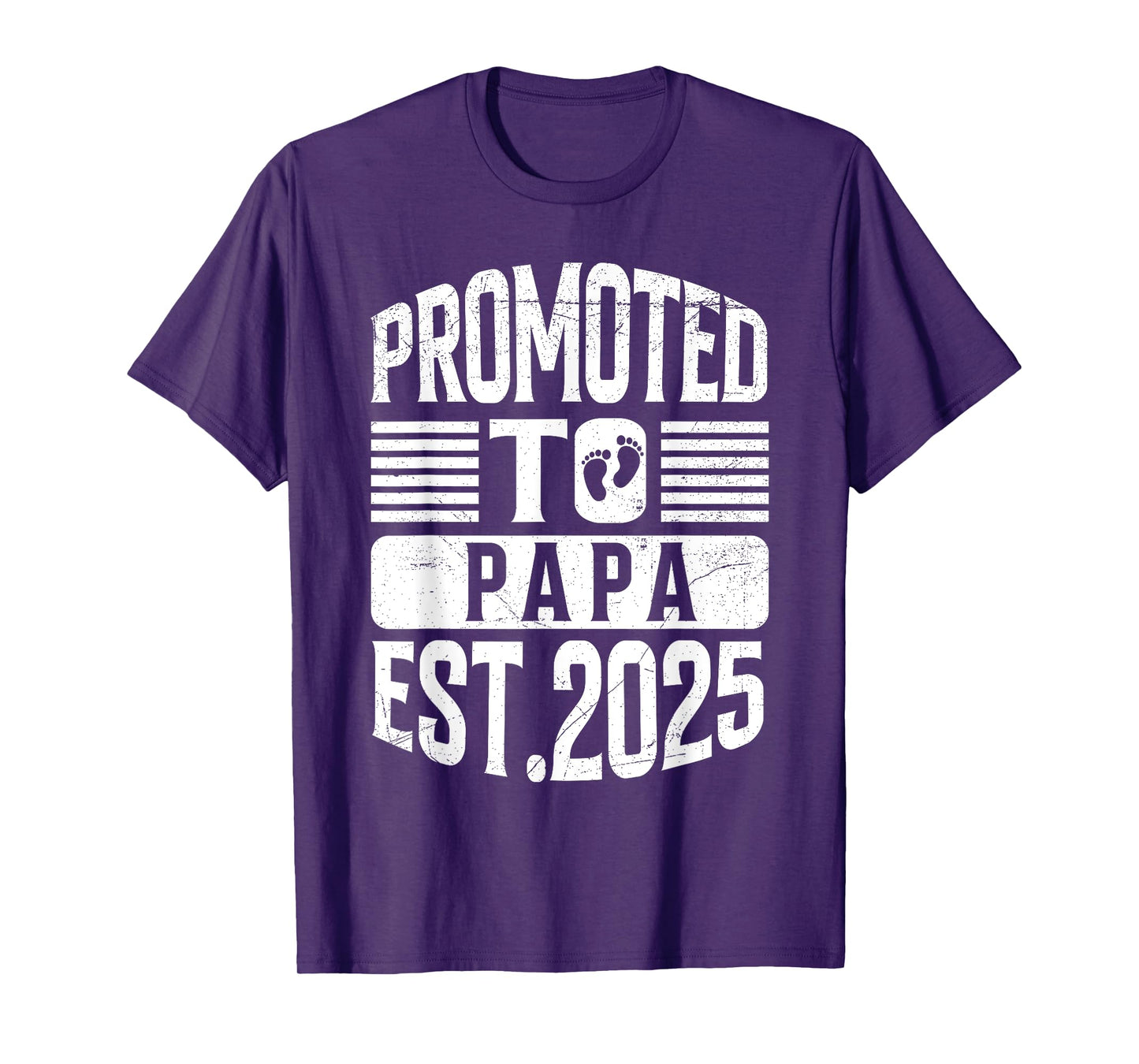 Pregnancy Announcement Promoted to Papa Est. 2025 T-Shirt
