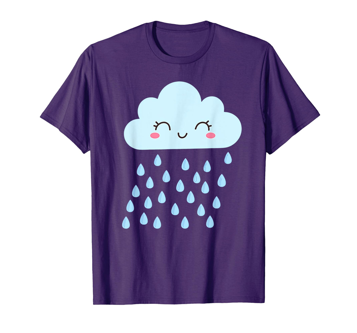 White Cloud Rain Drop Costume Christmas Halloween T-Shirt