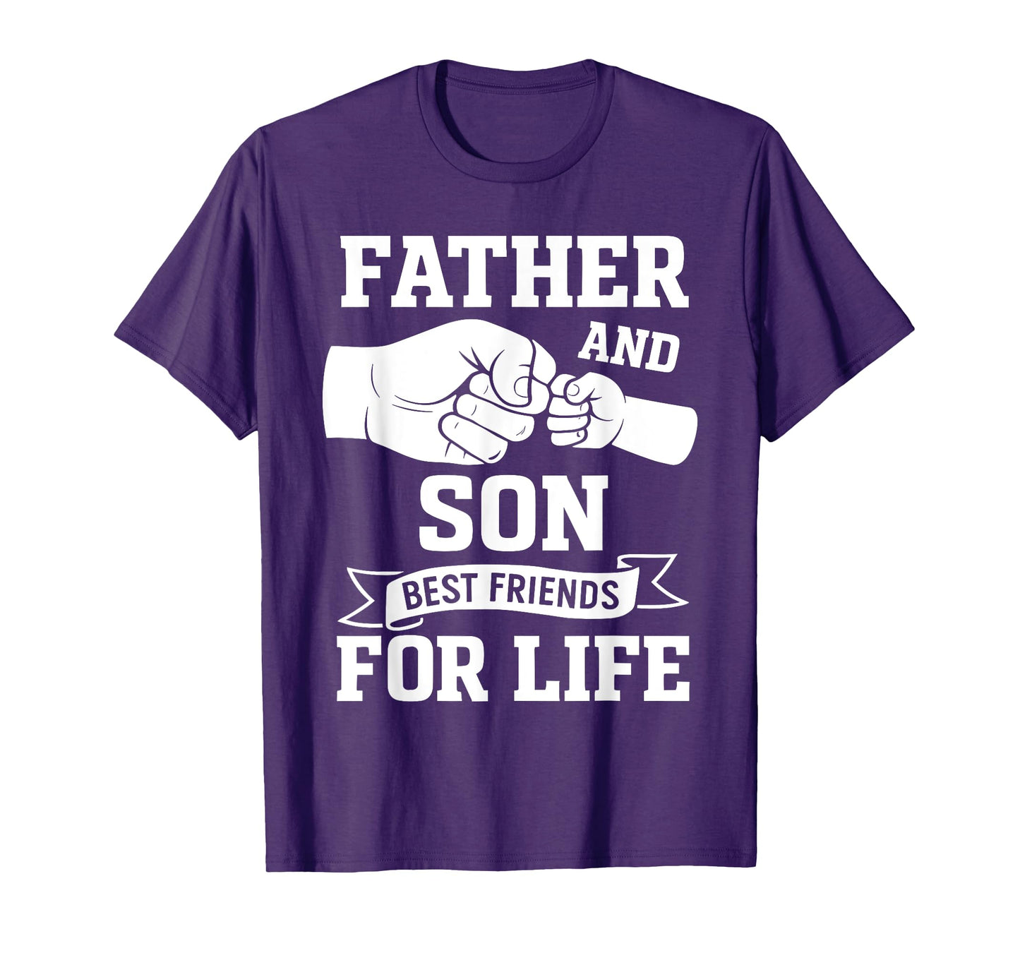 Cute Father and Son Fist Bump Best Friends for Life T-Shirt