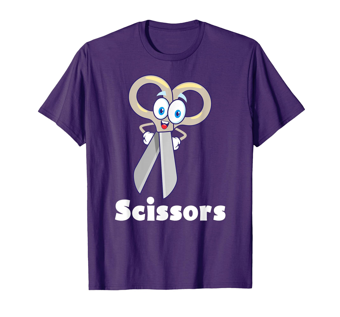 Funny Scissors Paper Rock Halloween Costumes Group Family T-Shirt