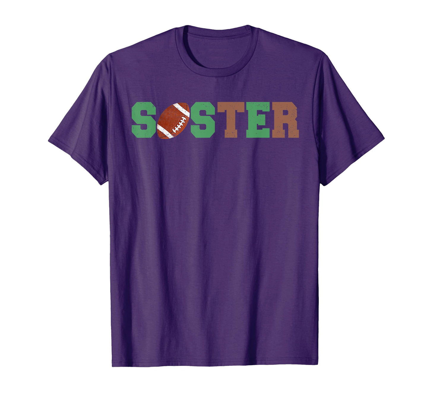 Sister of the 1 Year old Football 1st Year Down Birthday T-Shirt