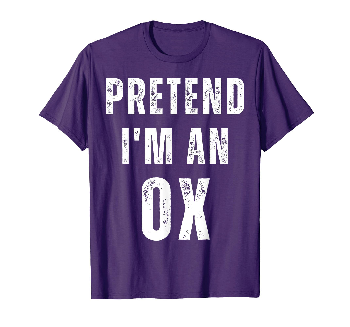 Pretend I'm an Ox Matching Costume Funny Halloween T-Shirt