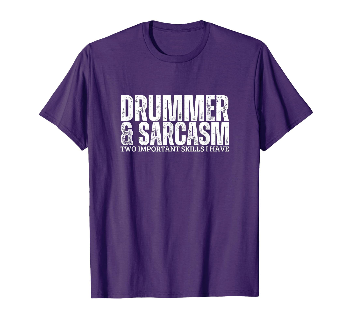 Drummer and Sarcasm Funny Drum T-Shirt