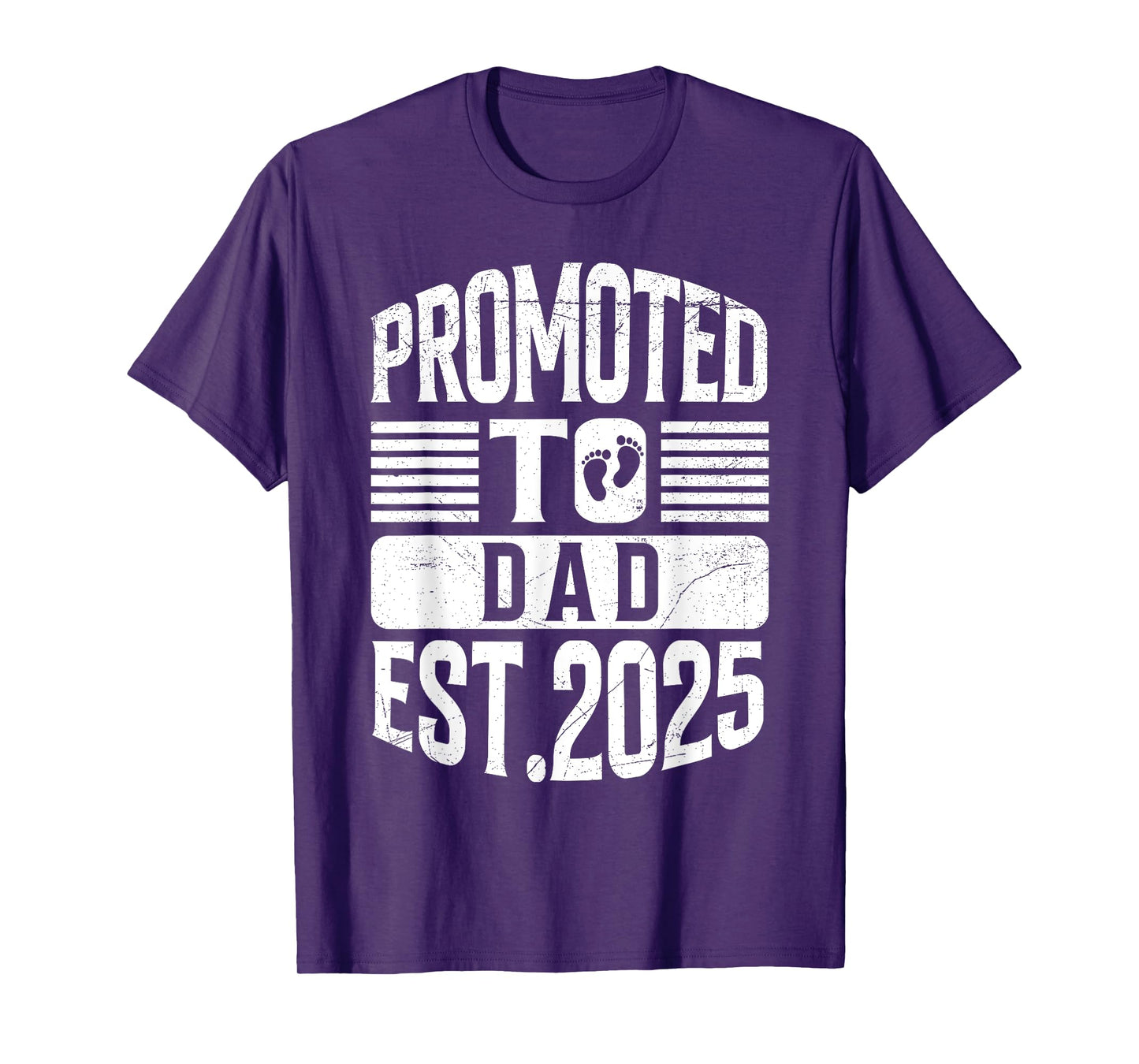 Pregnancy Announcement Promoted to Dad Est. 2025 T-Shirt