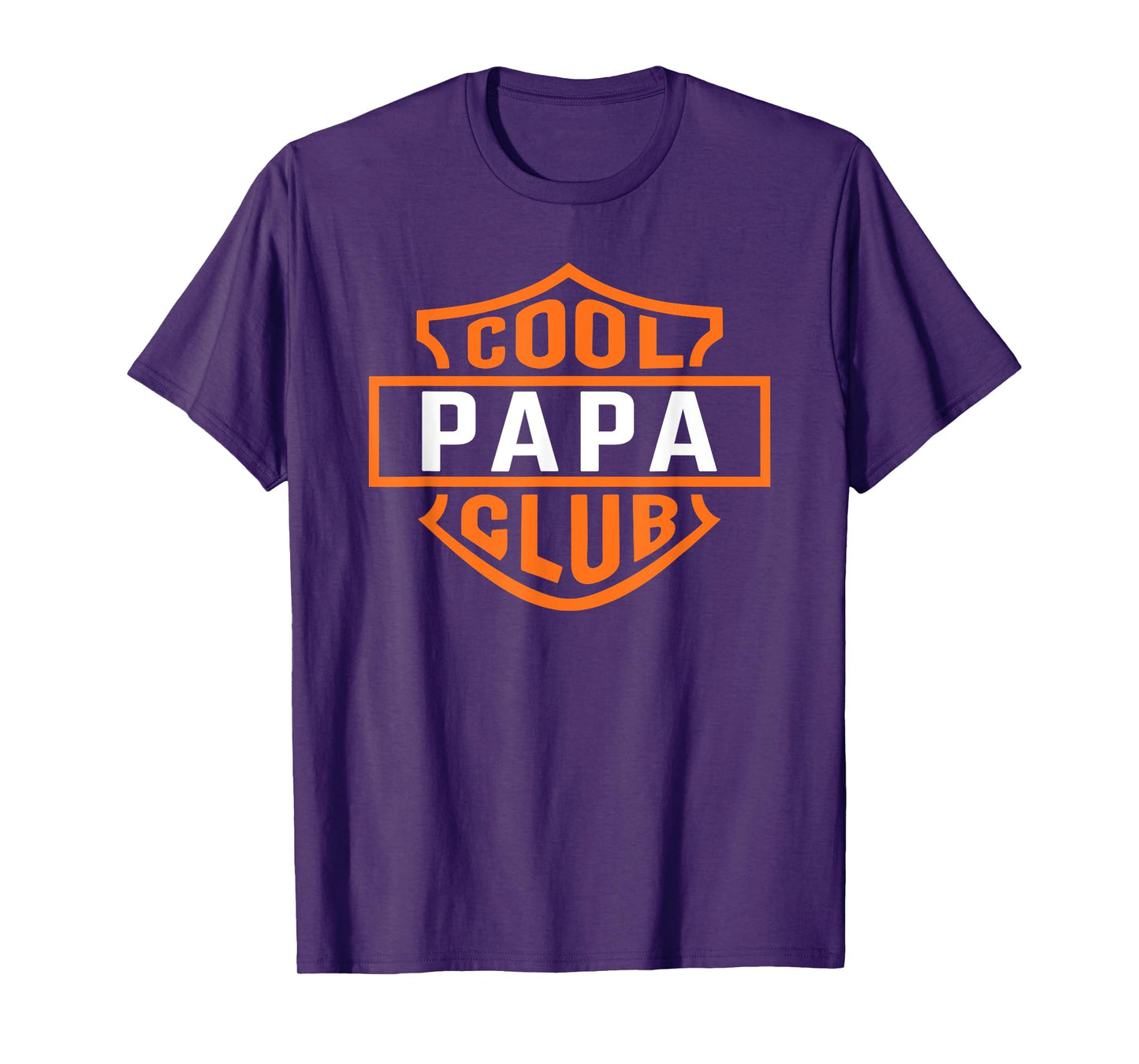 Retro Cool Papa Club Funny Daddy Mens Father's Day T-Shirt