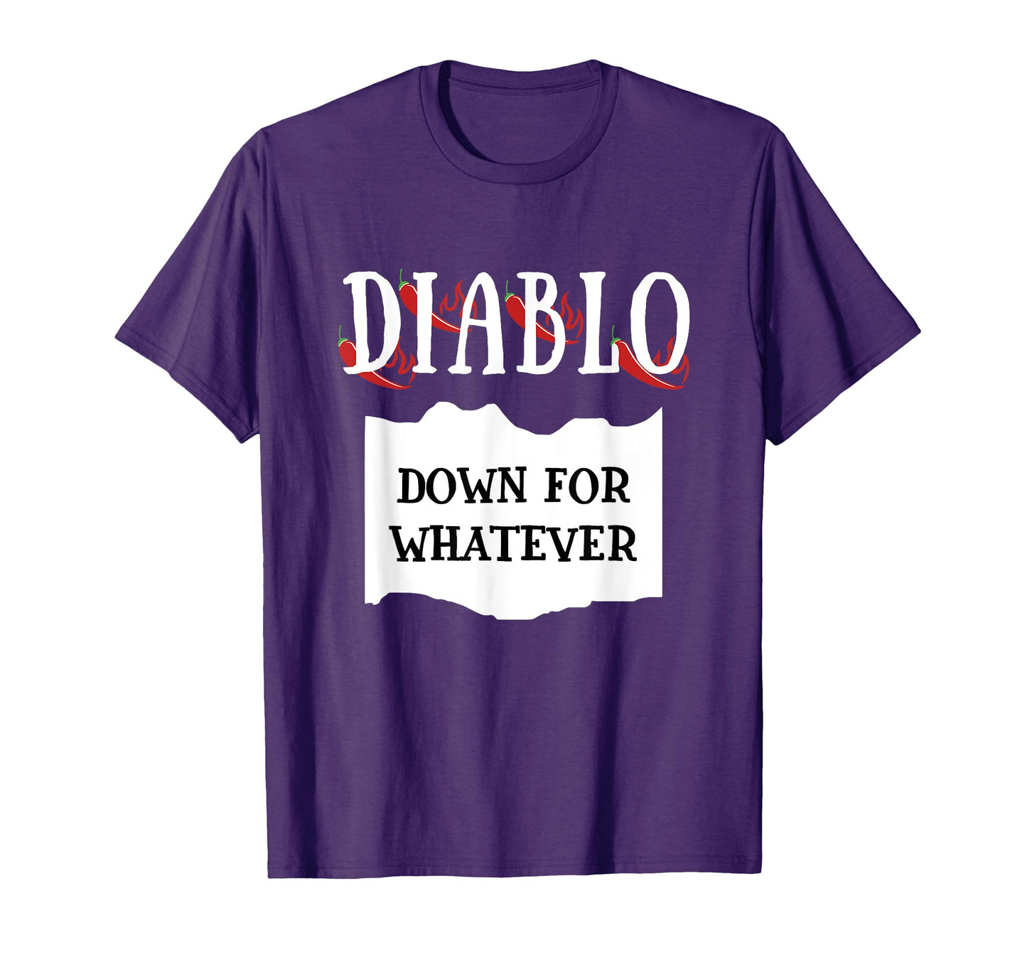 Down For Whatever Diablo Hot Sauce Group Costume T-Shirt