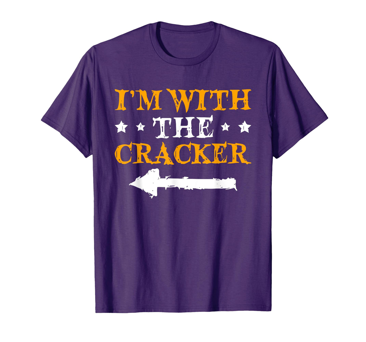 I'm With The Cracker Funny Couple Halloween T-Shirt