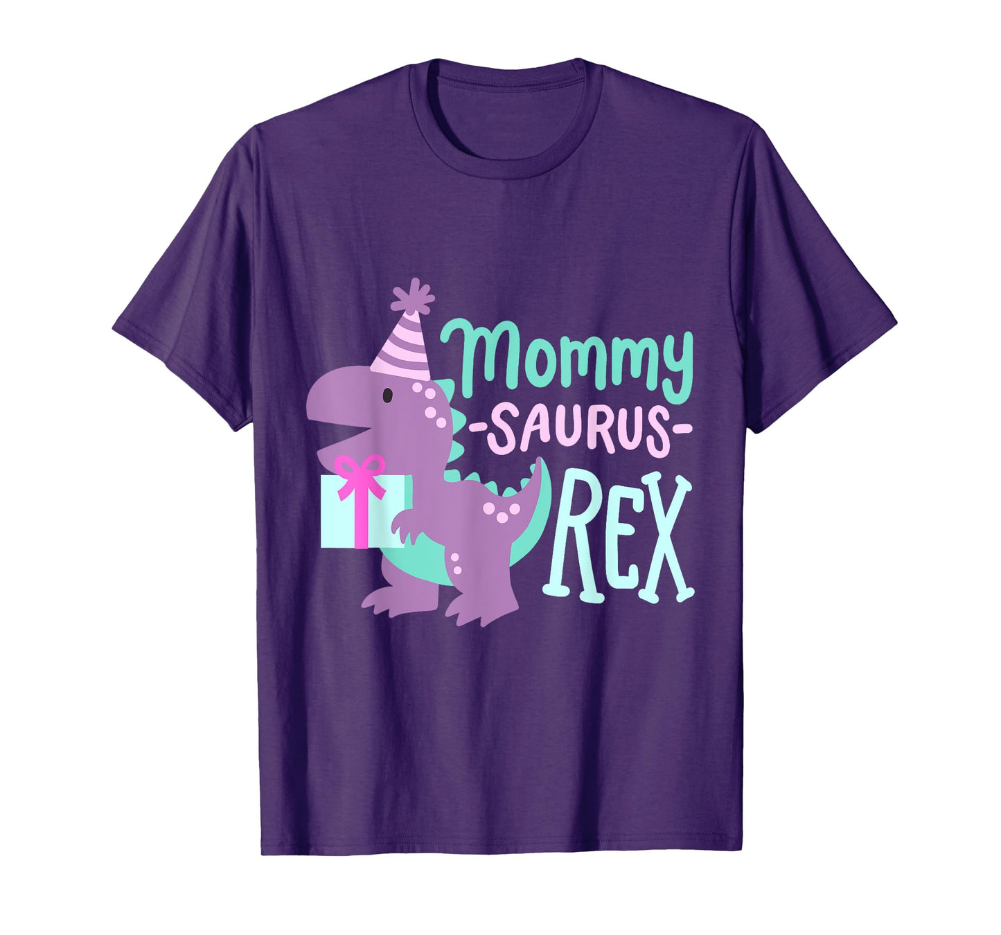Dinosaur Birthday Mommy Saurus T Rex Family Matching Party T-Shirt