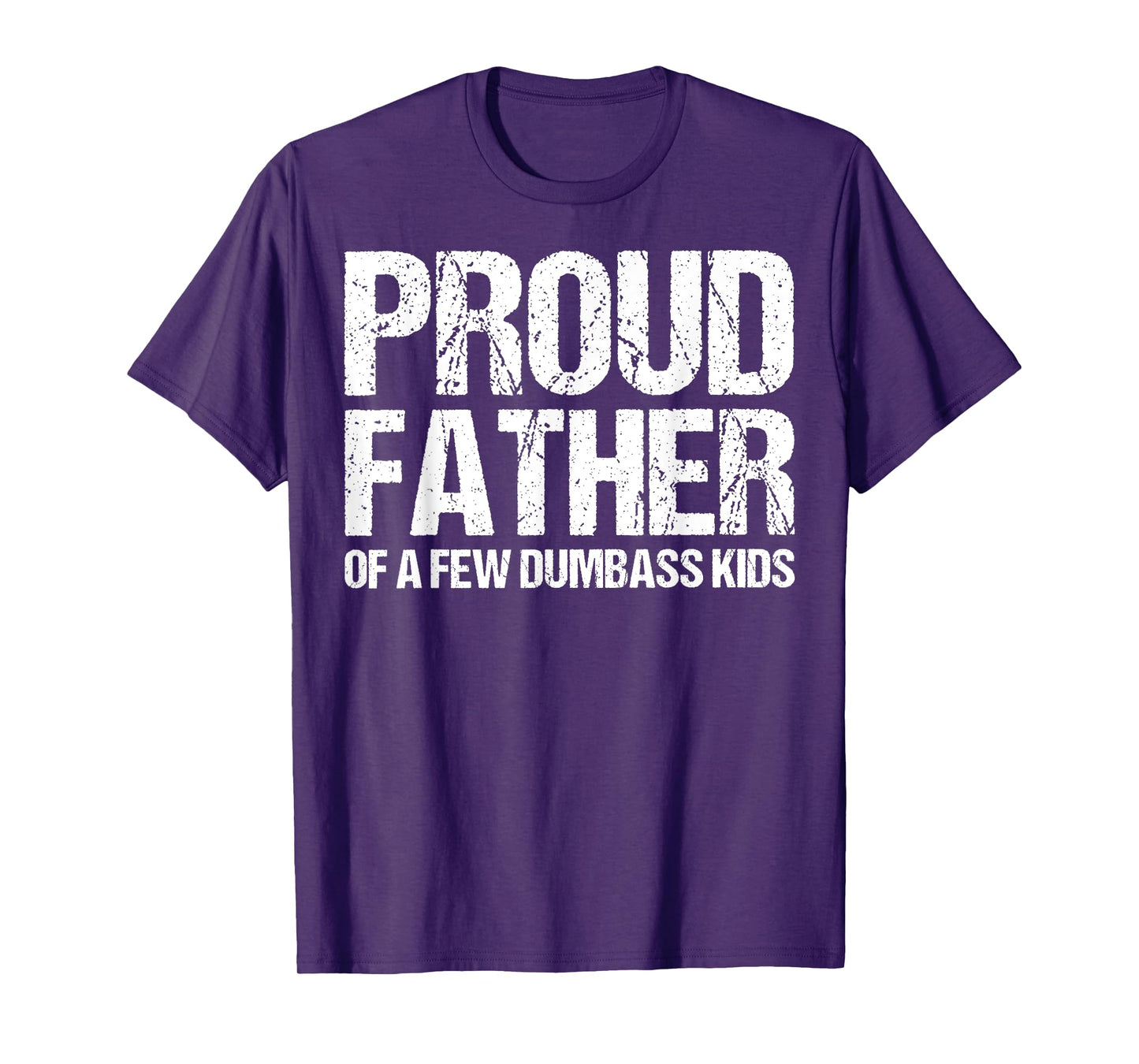 Proud Father Of A Few Dumb-ass Kids Funny Father's Day T-Shirt