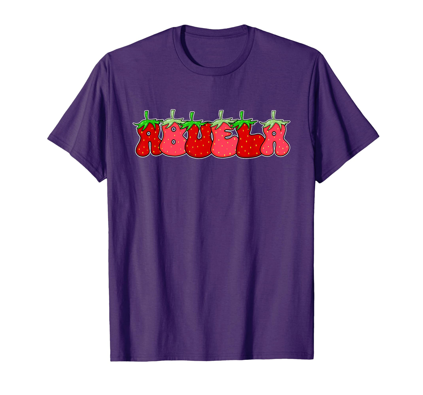 Fruit Strawberry Grandma Abuela Halloween Costume T-Shirt