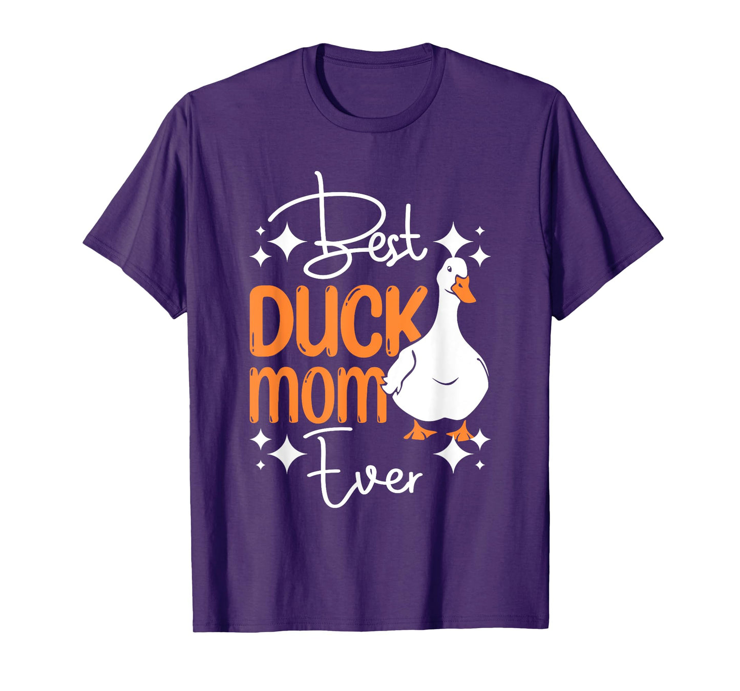 Funny Best Duck Mom Ever Design T-Shirt
