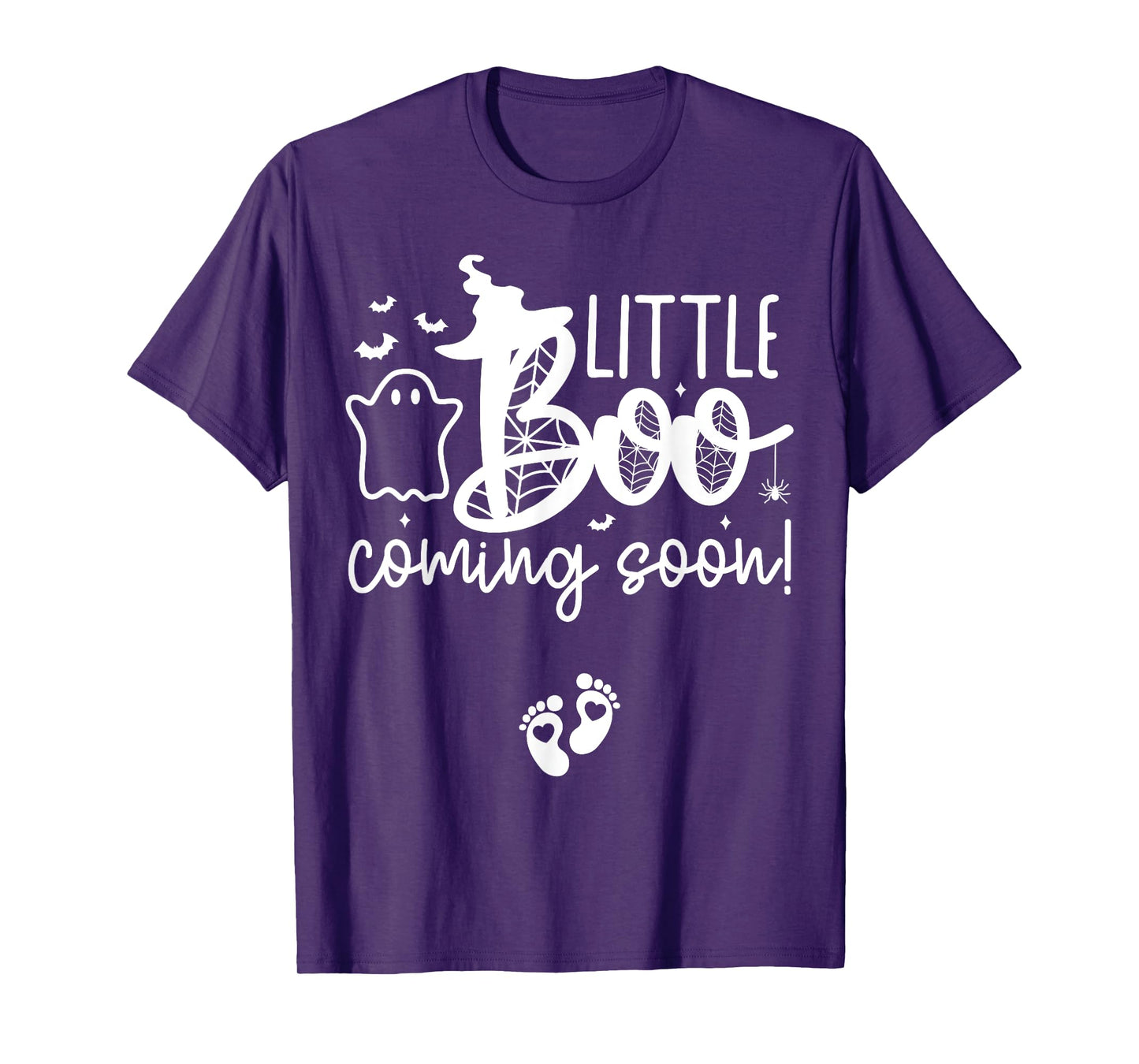 Halloween Pregnancy Announcement Little Boo Coming Soon T-Shirt