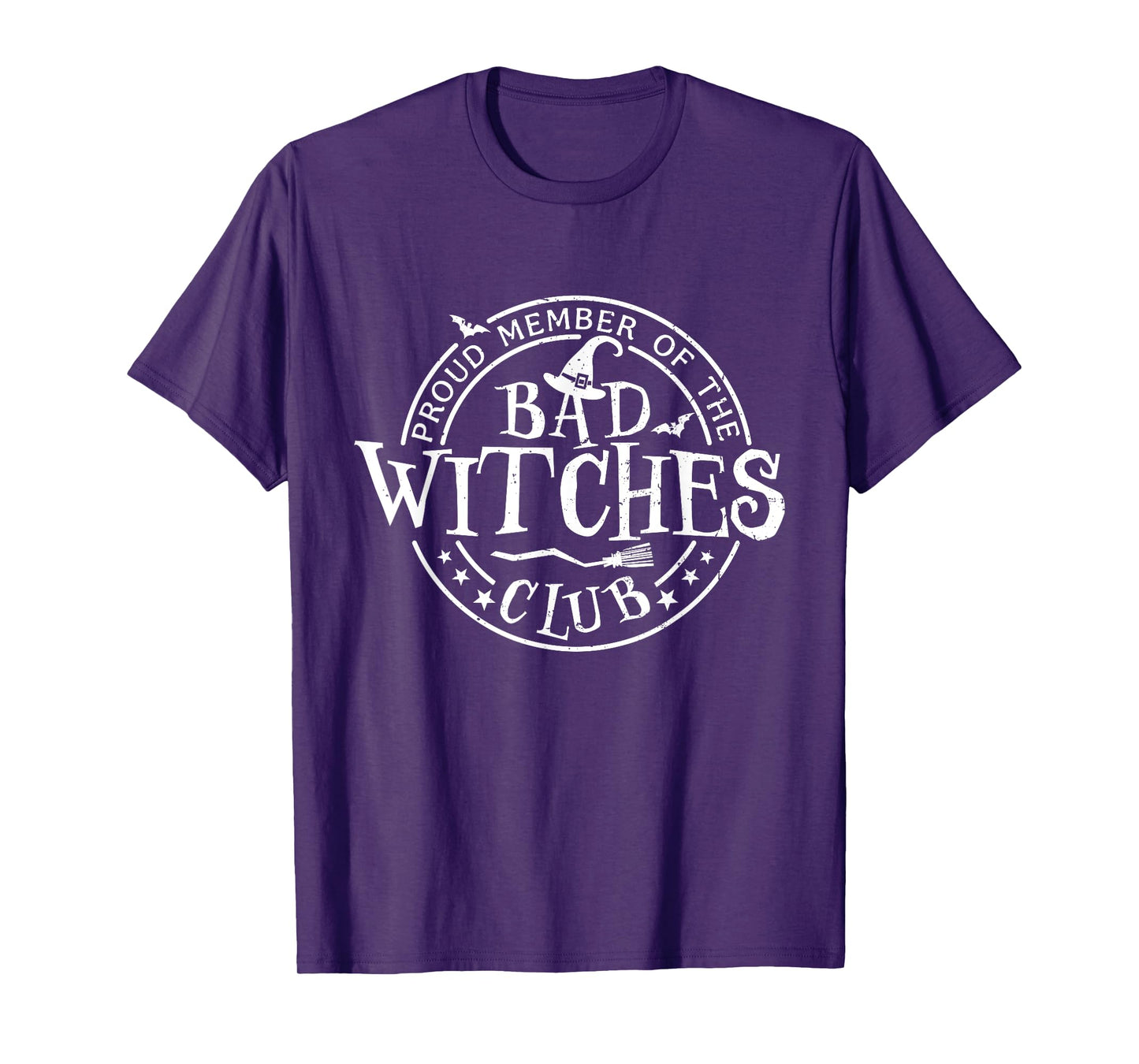 Proud member of Bad Witches Club Witchcraft Women Halloween T-Shirt