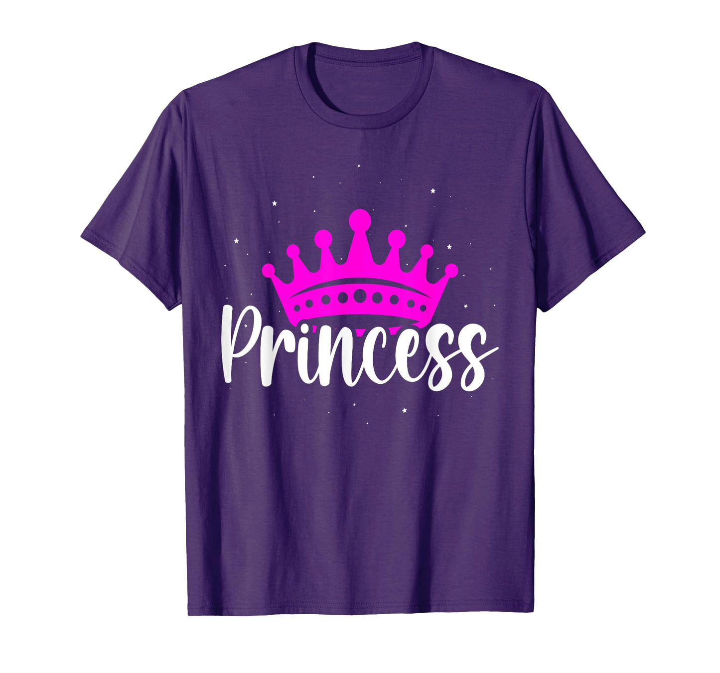Princess Pink Crown Funny Princess matching Family Love T-Shirt