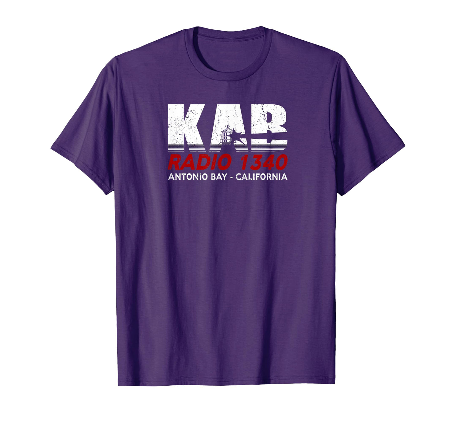 Dereliction of duty Unisex-Adults KAB Radio 1340 Antonio Bay - Pre-distressed - The Fog T-Shirt