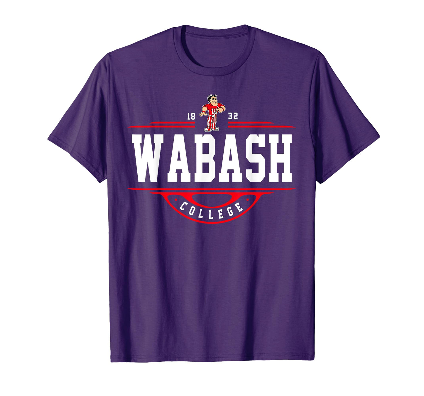 Wabash College Arch Vintage Design for Men Women T-Shirt