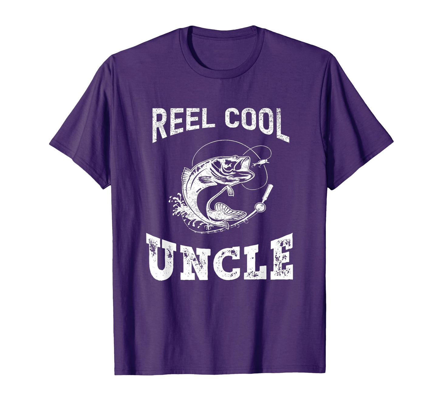 reel cool Uncle fisherman father's day Fishing gifts men T-Shirt