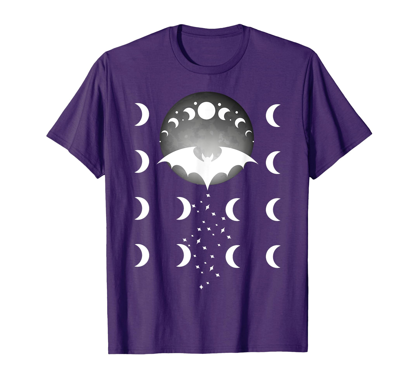Mystical Bat Full Moon Magic Night Vampire Sorceress Gift T-Shirt