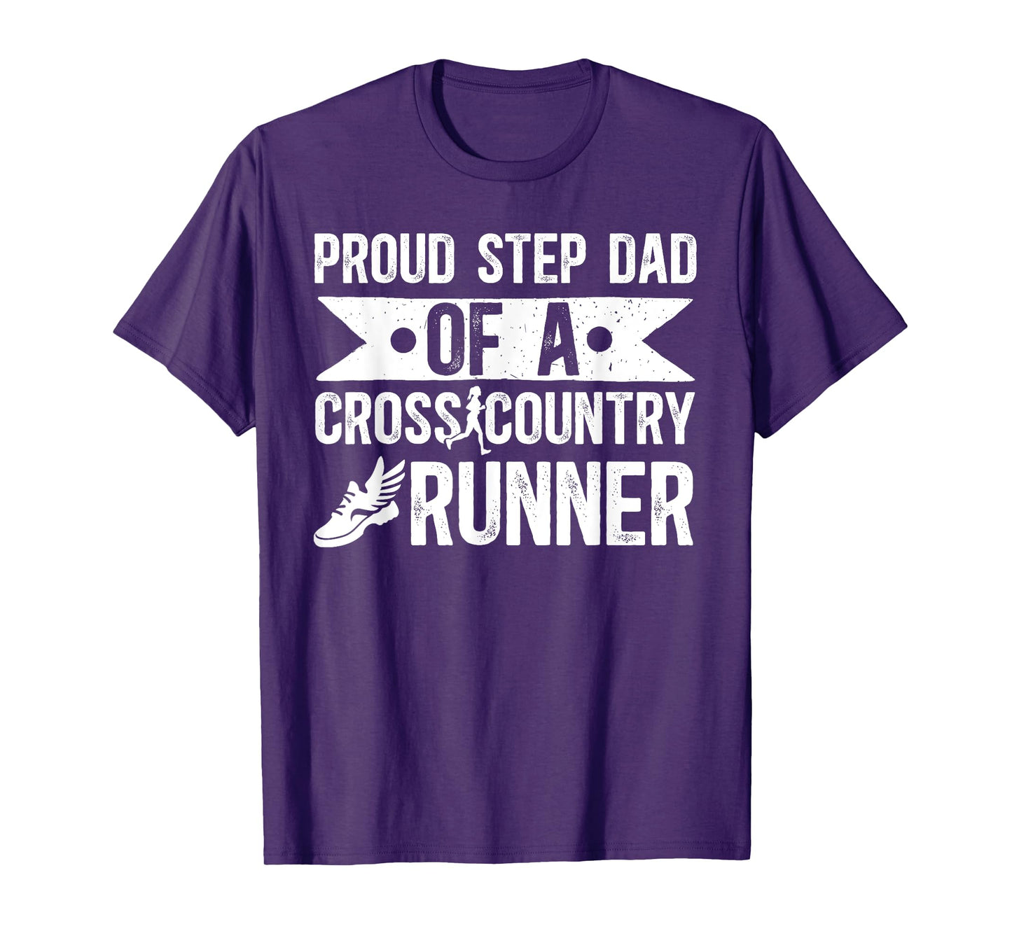 Proud Cross Country Runner Stepdad Cross Country Step-Dad T-Shirt