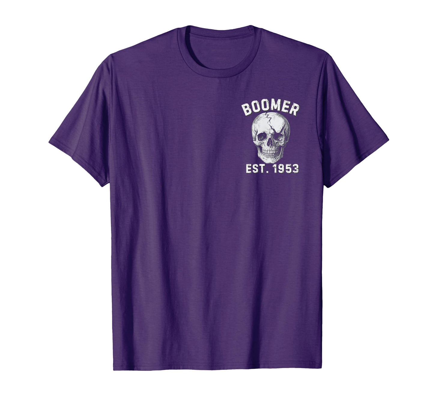 Boomer EST 1953 My Scars Tell A Story (2 Sides) T-Shirt