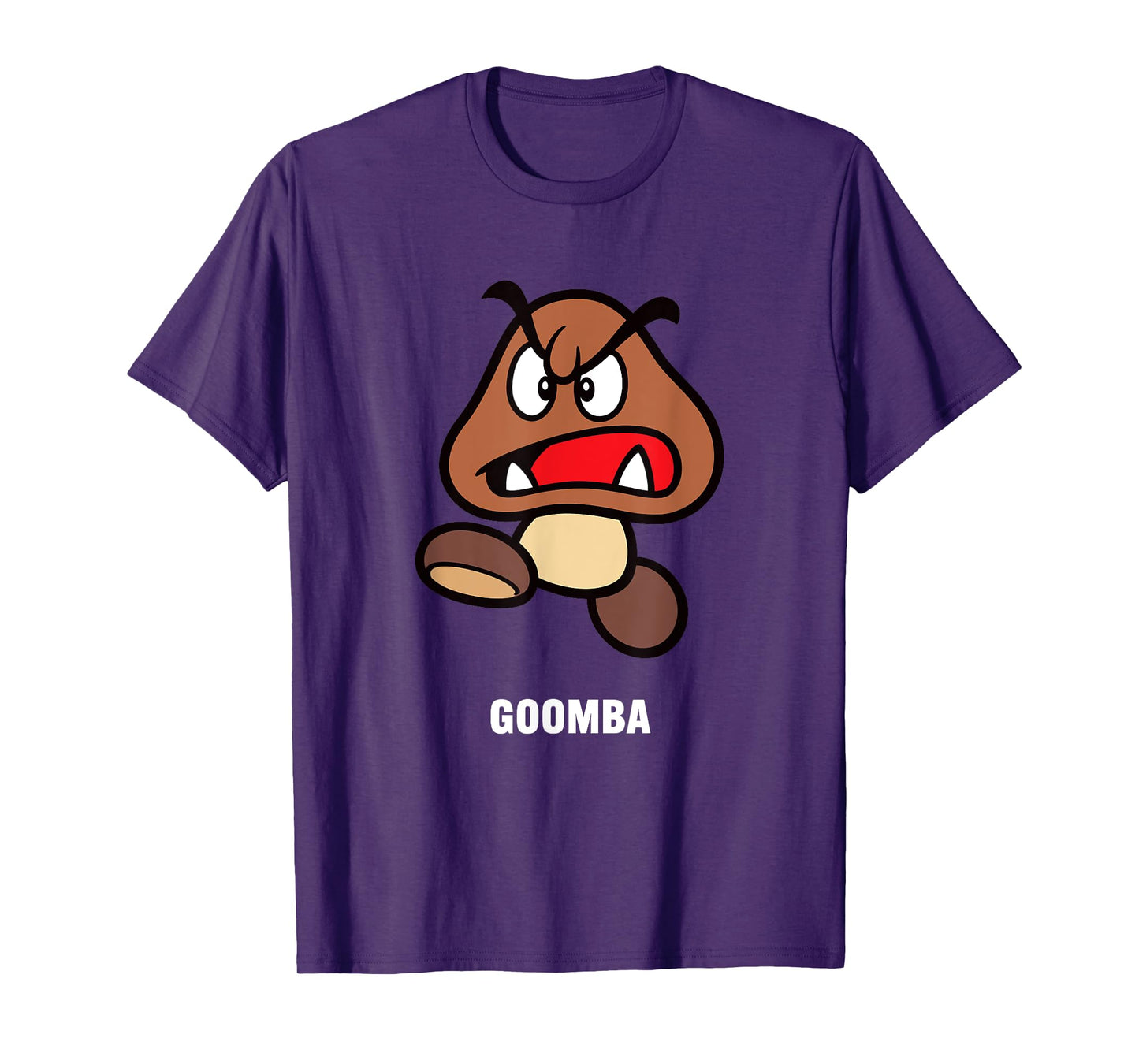 Super Mario Bros Goomba Run Center Icon T-Shirt