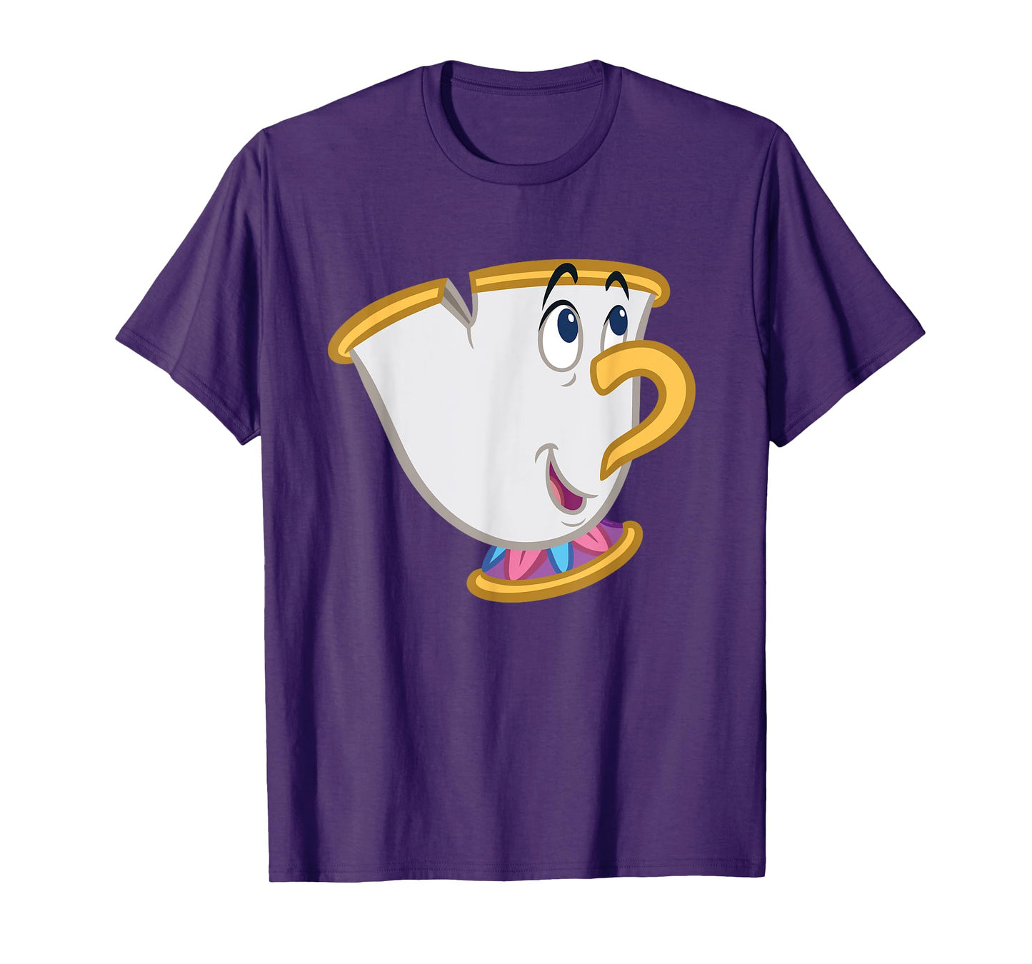 Disney Beauty and the Beast Chip Big Face Costume T-Shirt