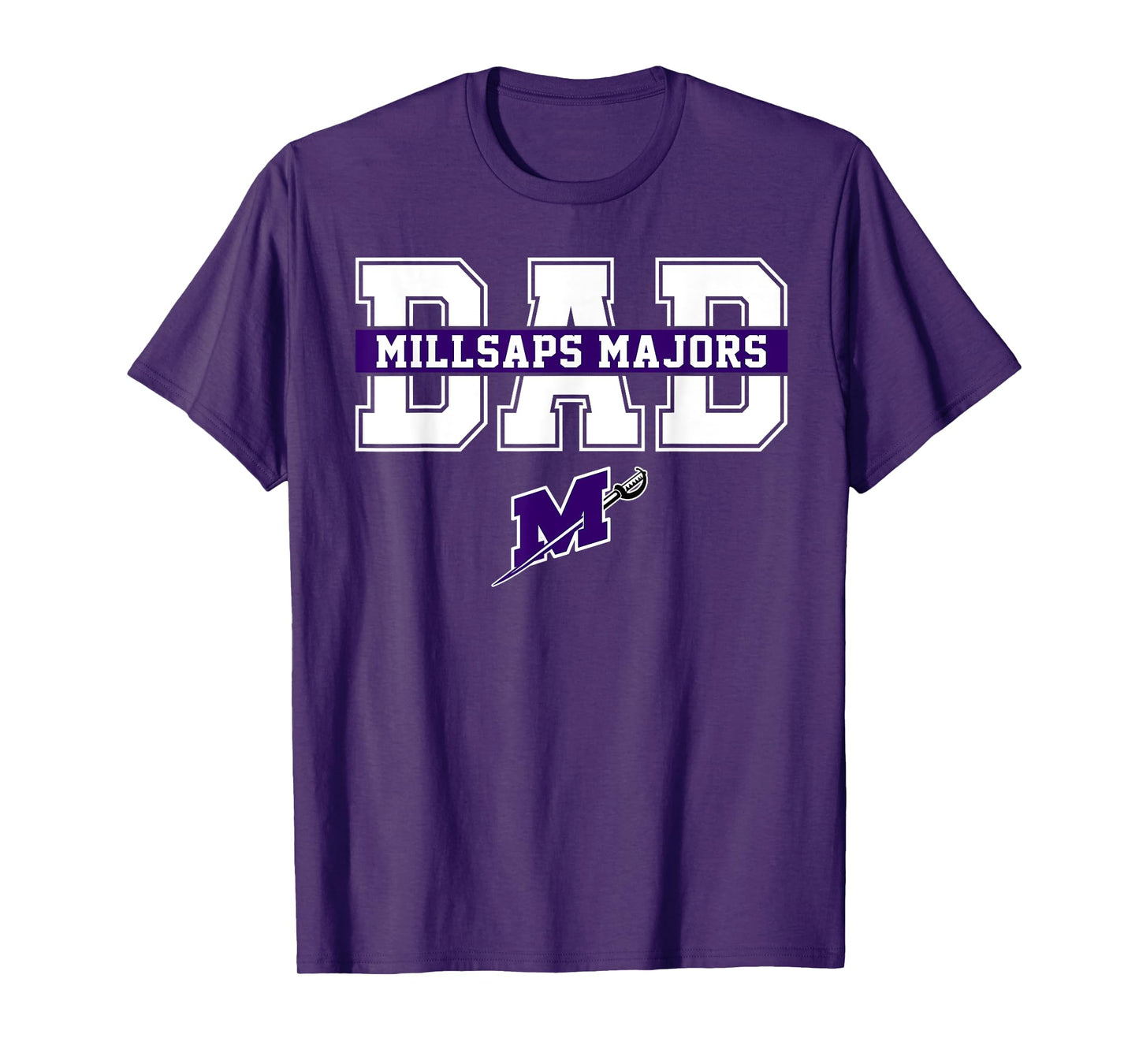 Millsaps College Dad Father Arch Vintage Design Men T-Shirt