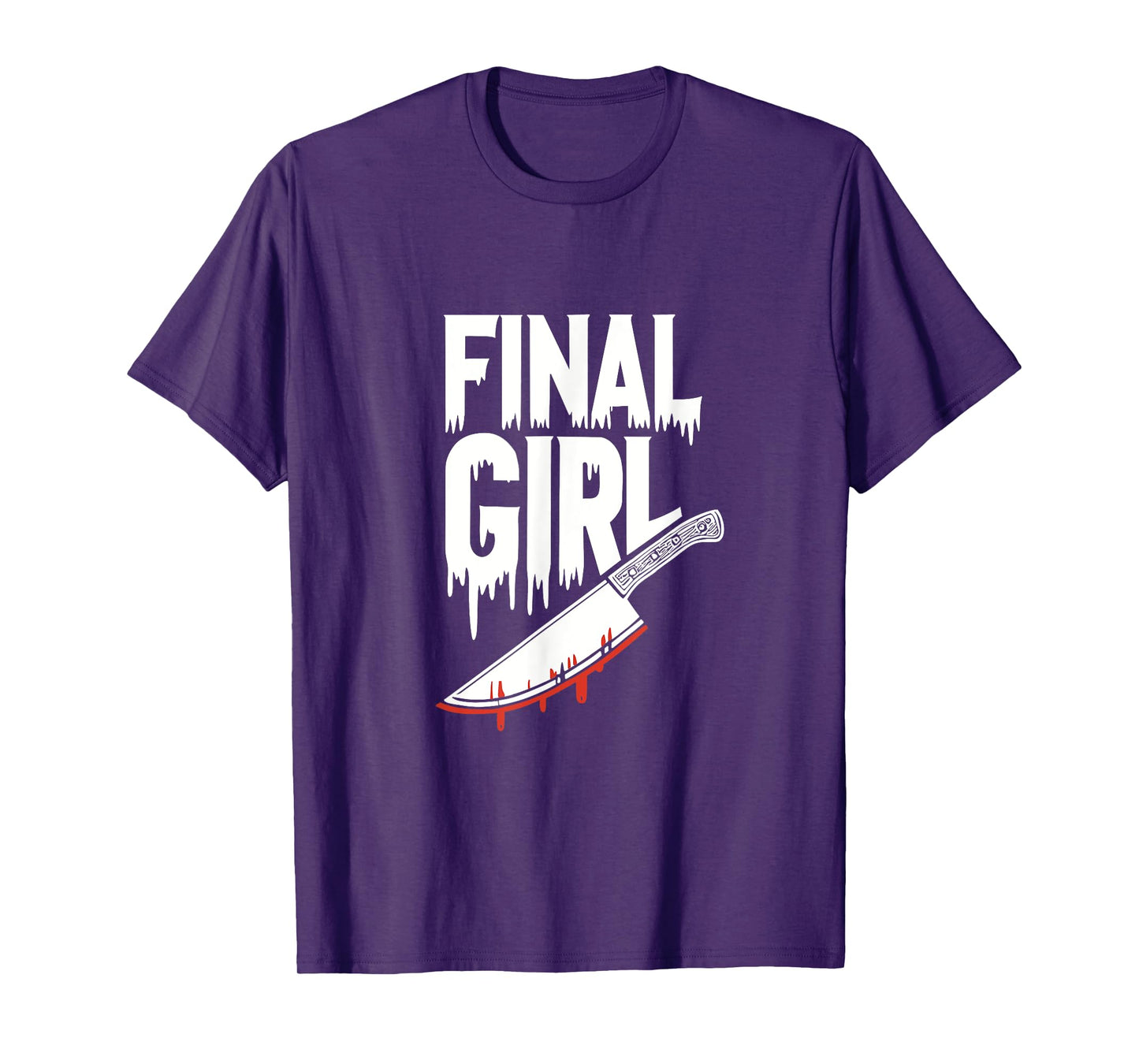 Horror Final Girl Slasher Horror Womens T-Shirt