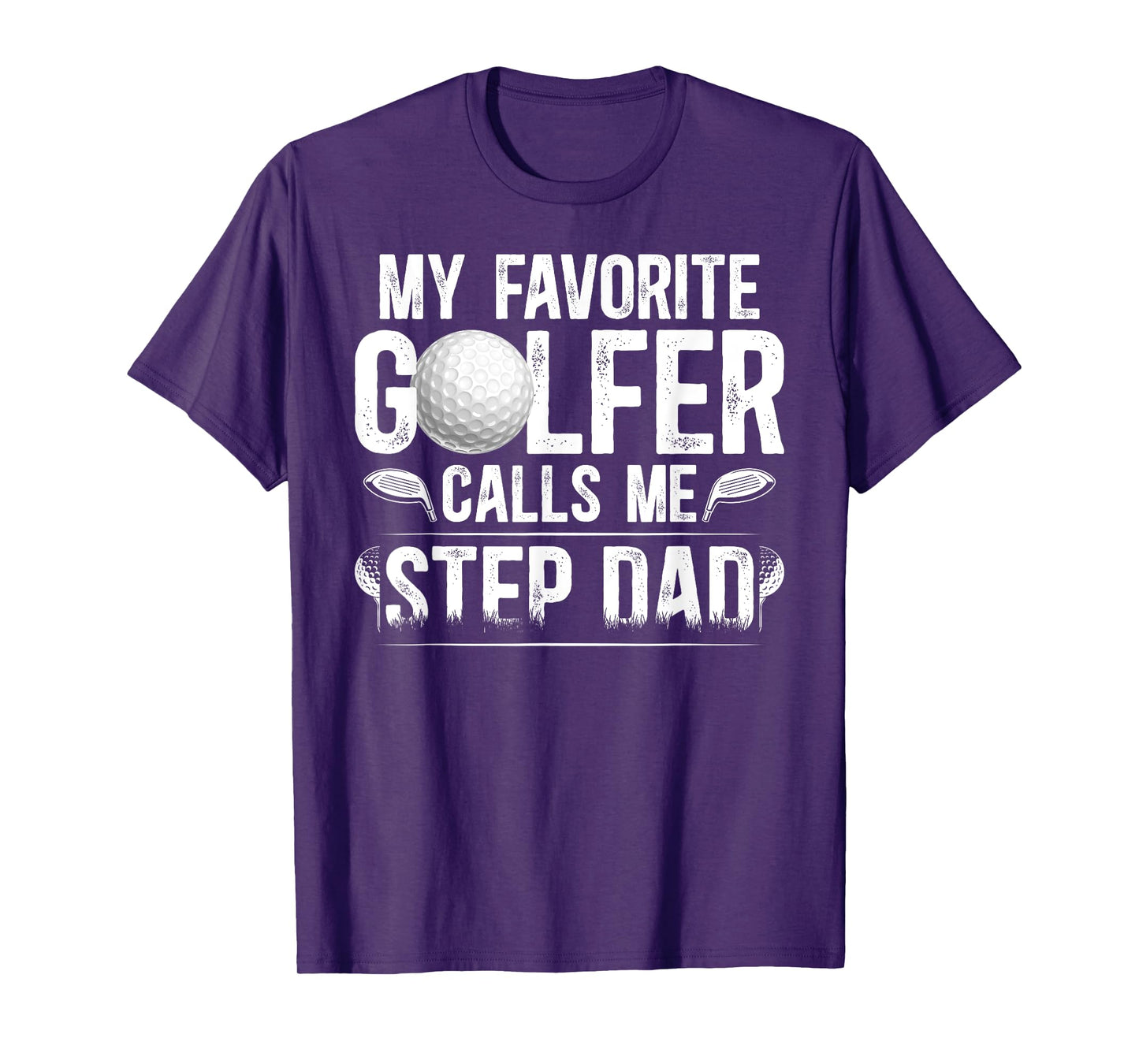 Proud Golf Step-Dad Golf Player Stepfather Golfer Stepdad T-Shirt