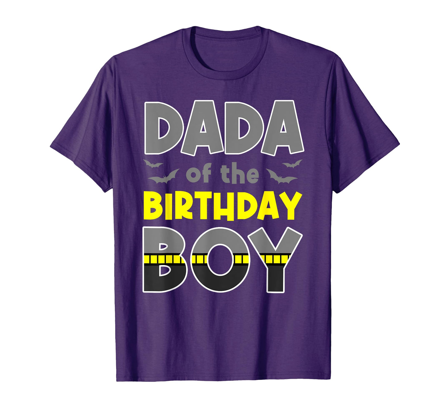 Dada Of The Birthday Boy Bat Family Party Theme Boys Gift T-Shirt