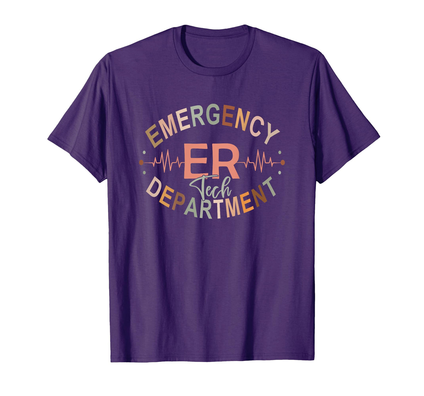 Emergency Department Nurse Tech Emergency Room Tech Back Of T-Shirt
