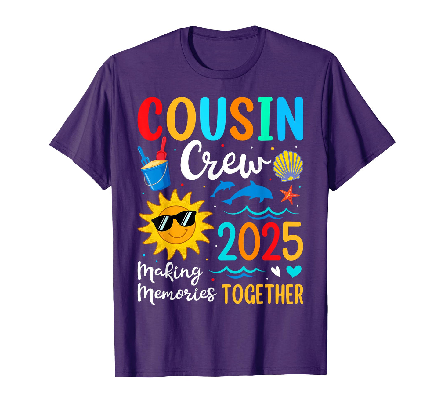 Cousin crew 2025 Summer Vacation Beach Family Trips Matching T-Shirt