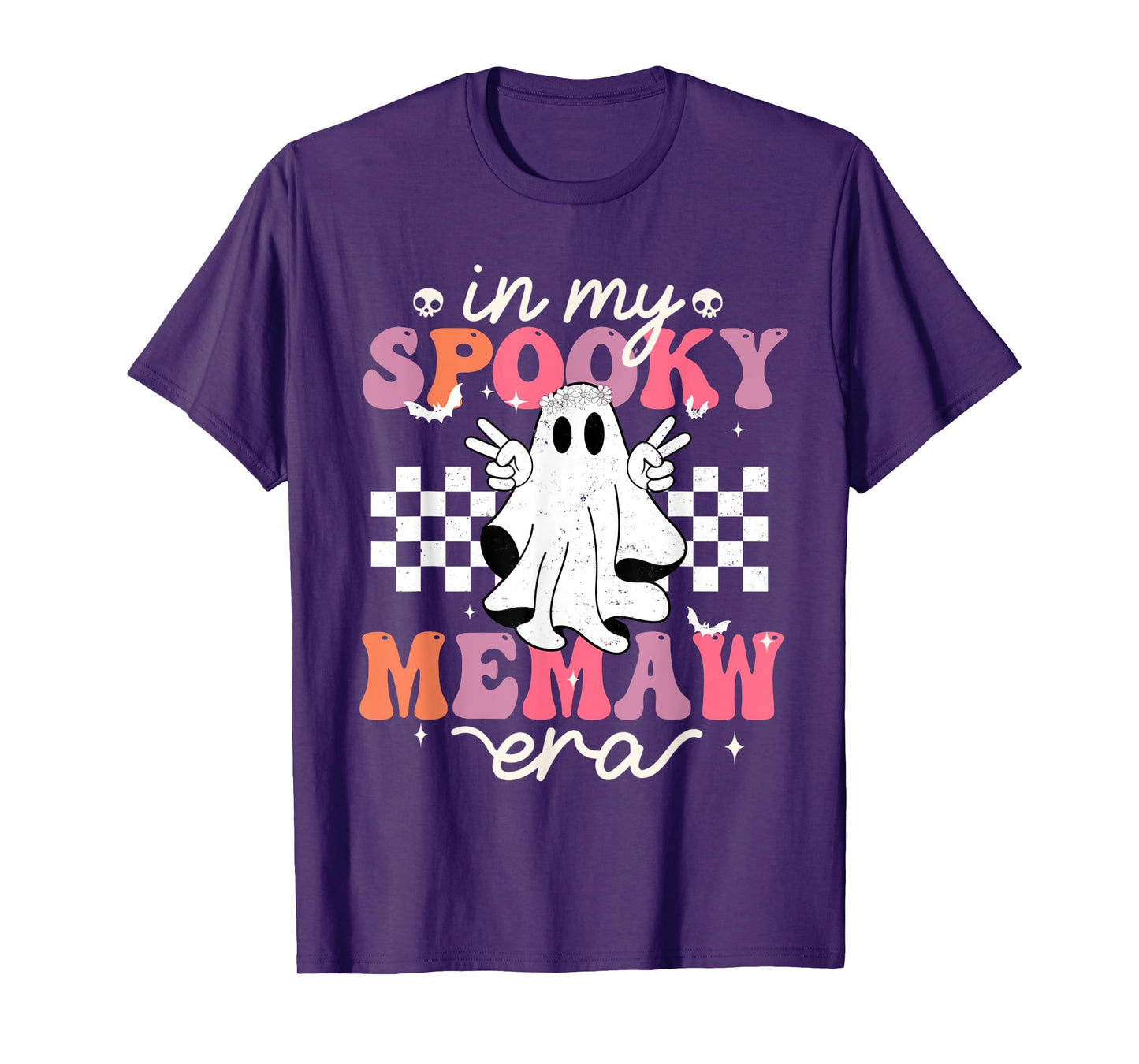 In My Spooky Memaw Era Halloween Groovy Witchy Spooky T-Shirt