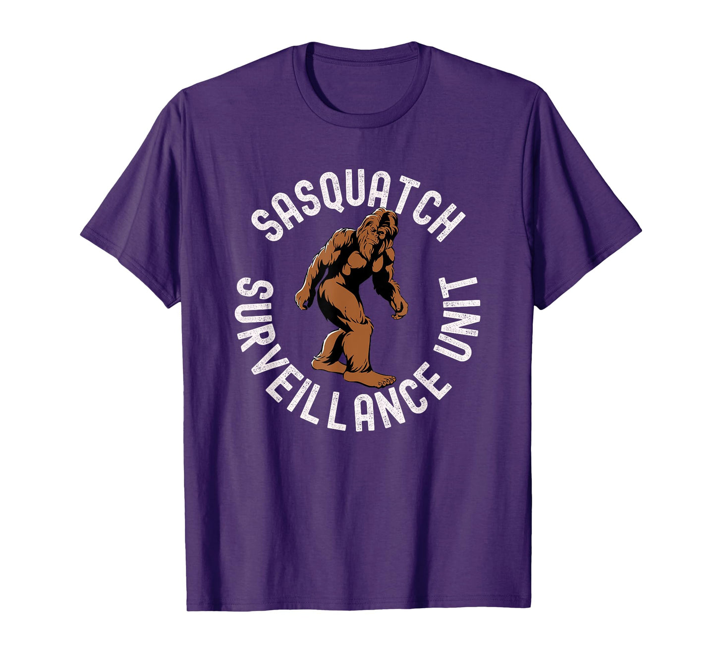 Funny Bigfoot Sasquatch Surveillance Unit, Cryptid Hunters T-Shirt