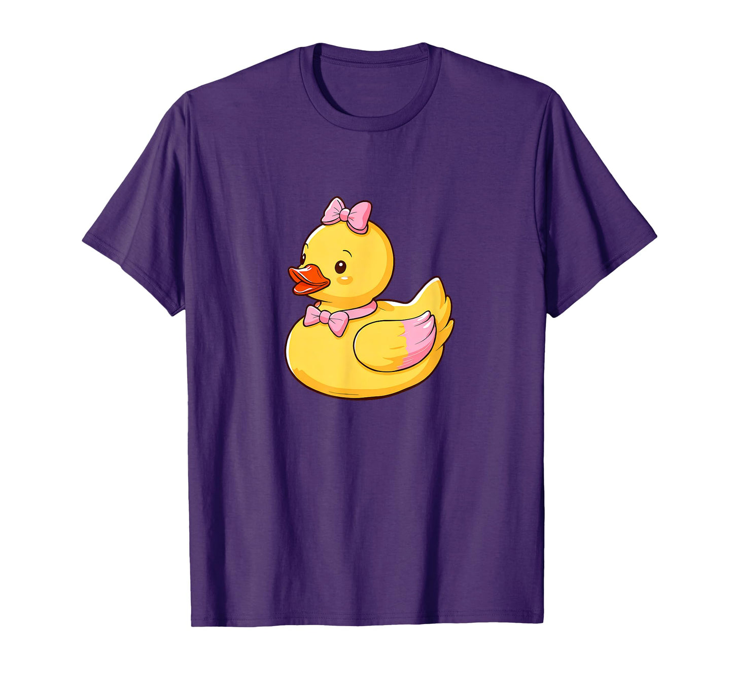 Quacktastic Duck Party Outfit Cute Girly Rubber Duckie Women Kids Unisex T-Shirt Black Cartoon Rubber Duck Themed Celebration Gift Summer Beach Holiday