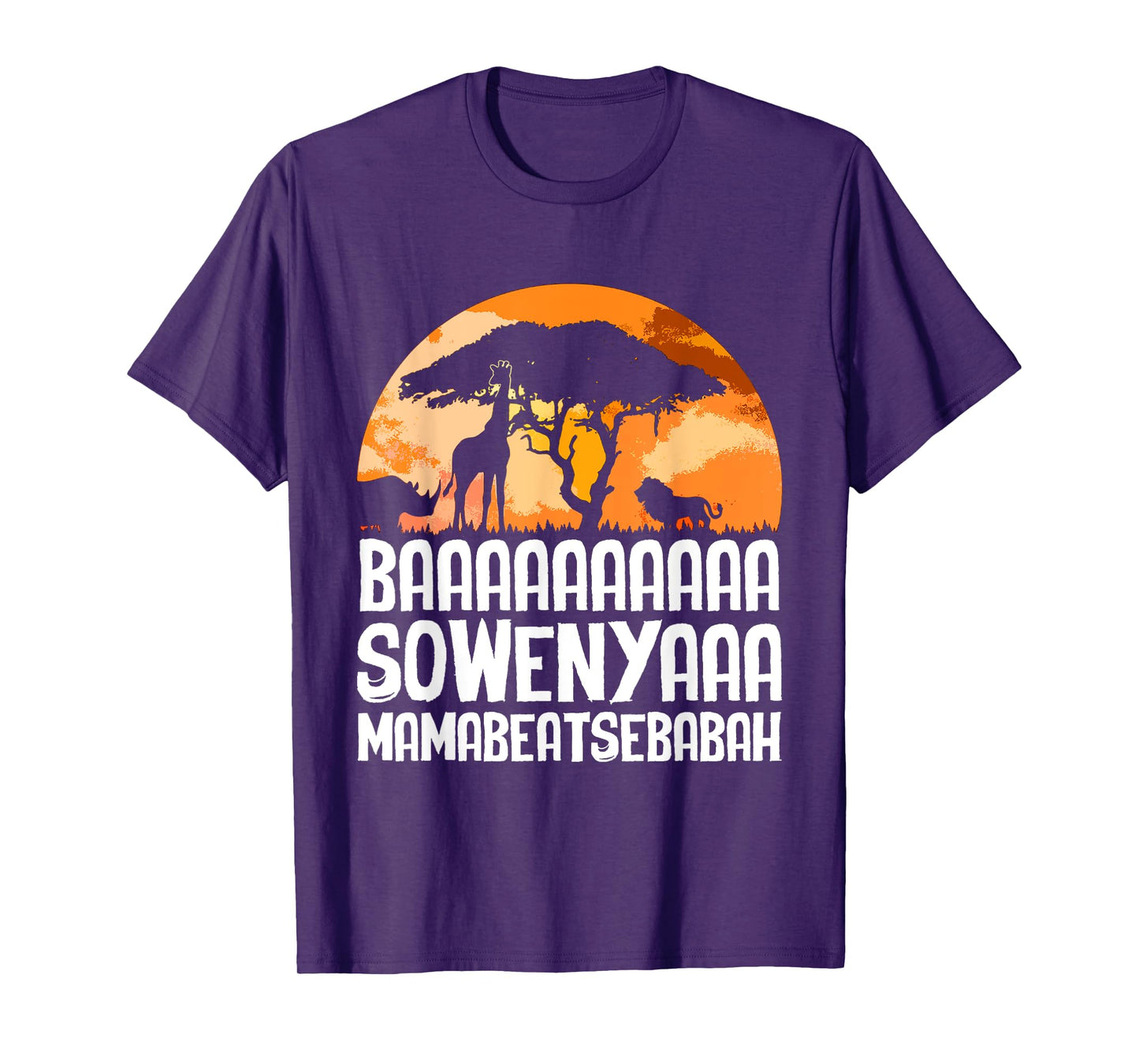 African Lion Baaa Sowenyaaa T-Shirt