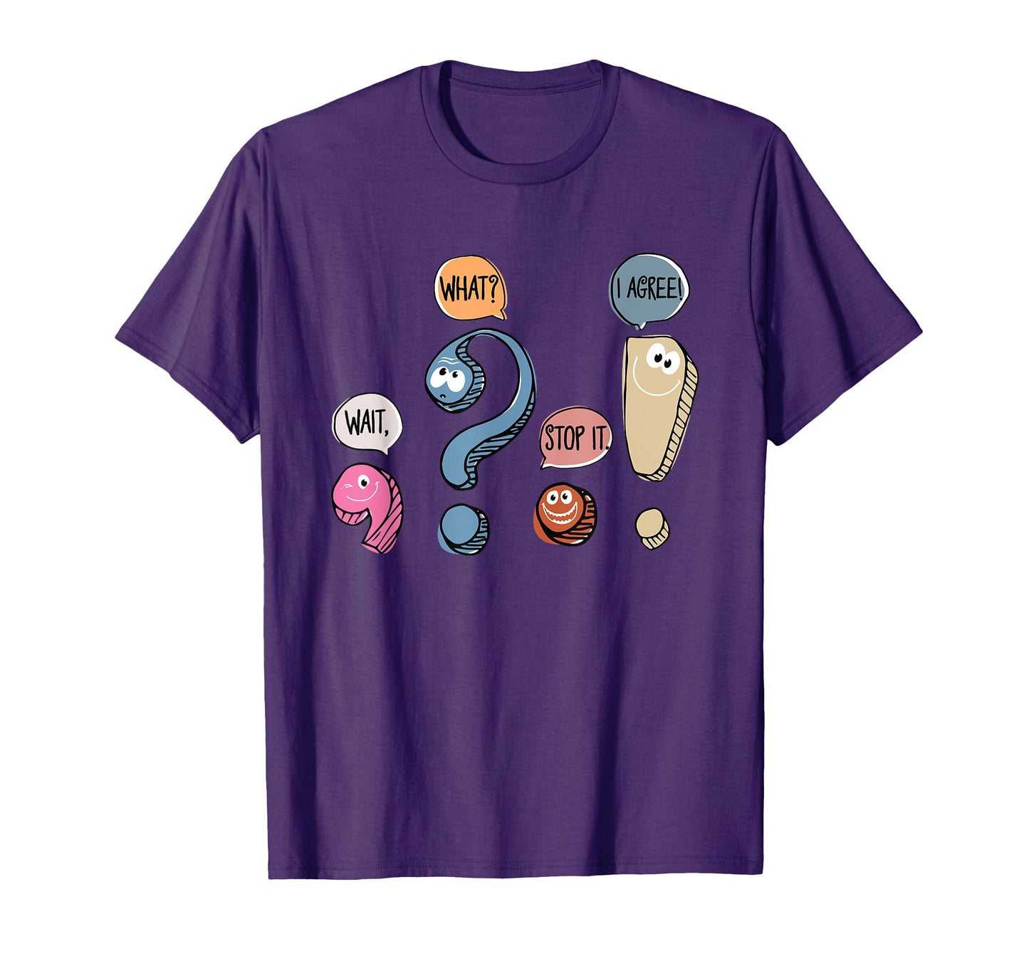Funny Grammar Teacher Punctuation Gift For English Teacher Men Women T-Shirt