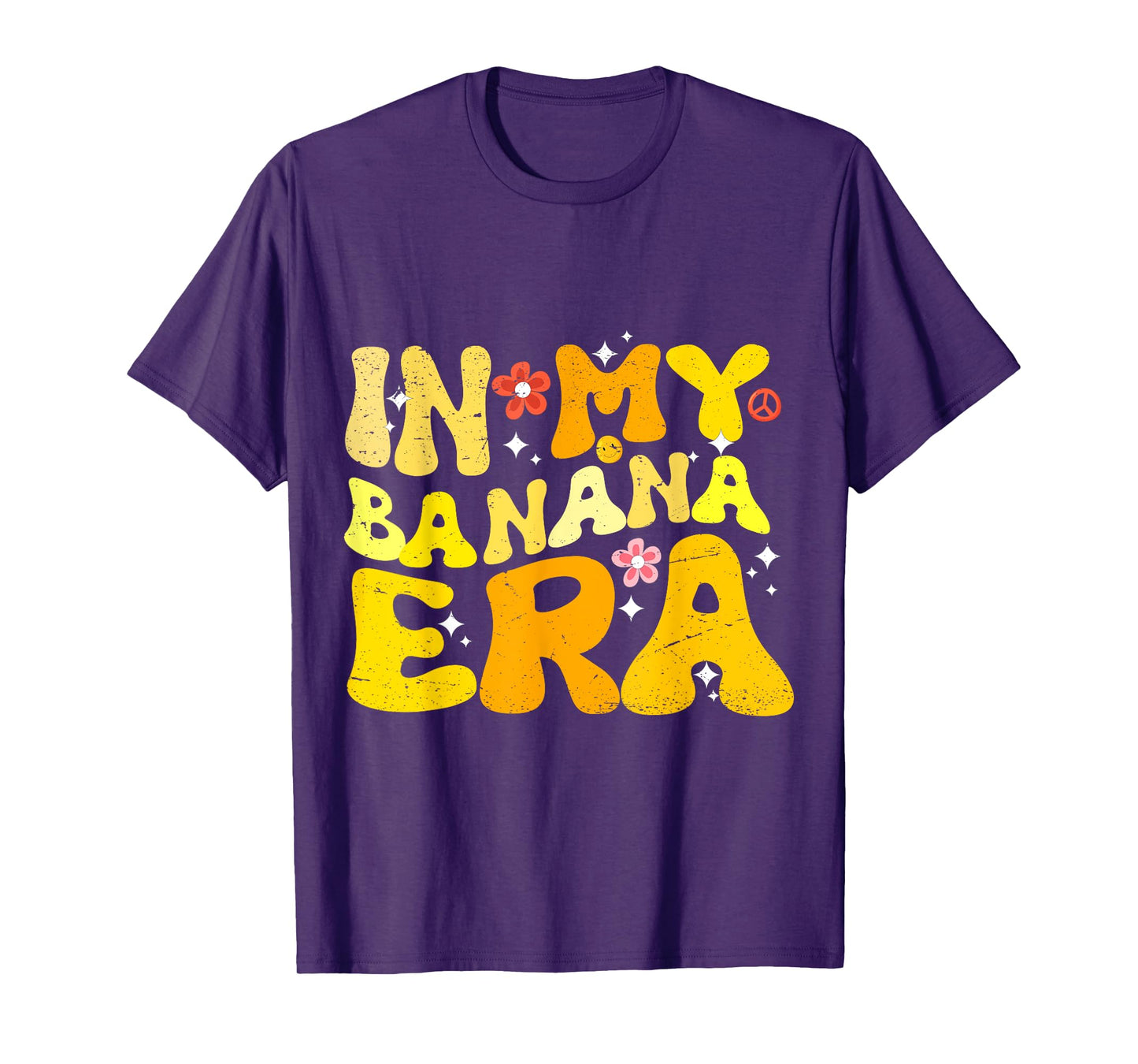 In My Banana Era Banana and Baseball Lover Funny T-Shirt